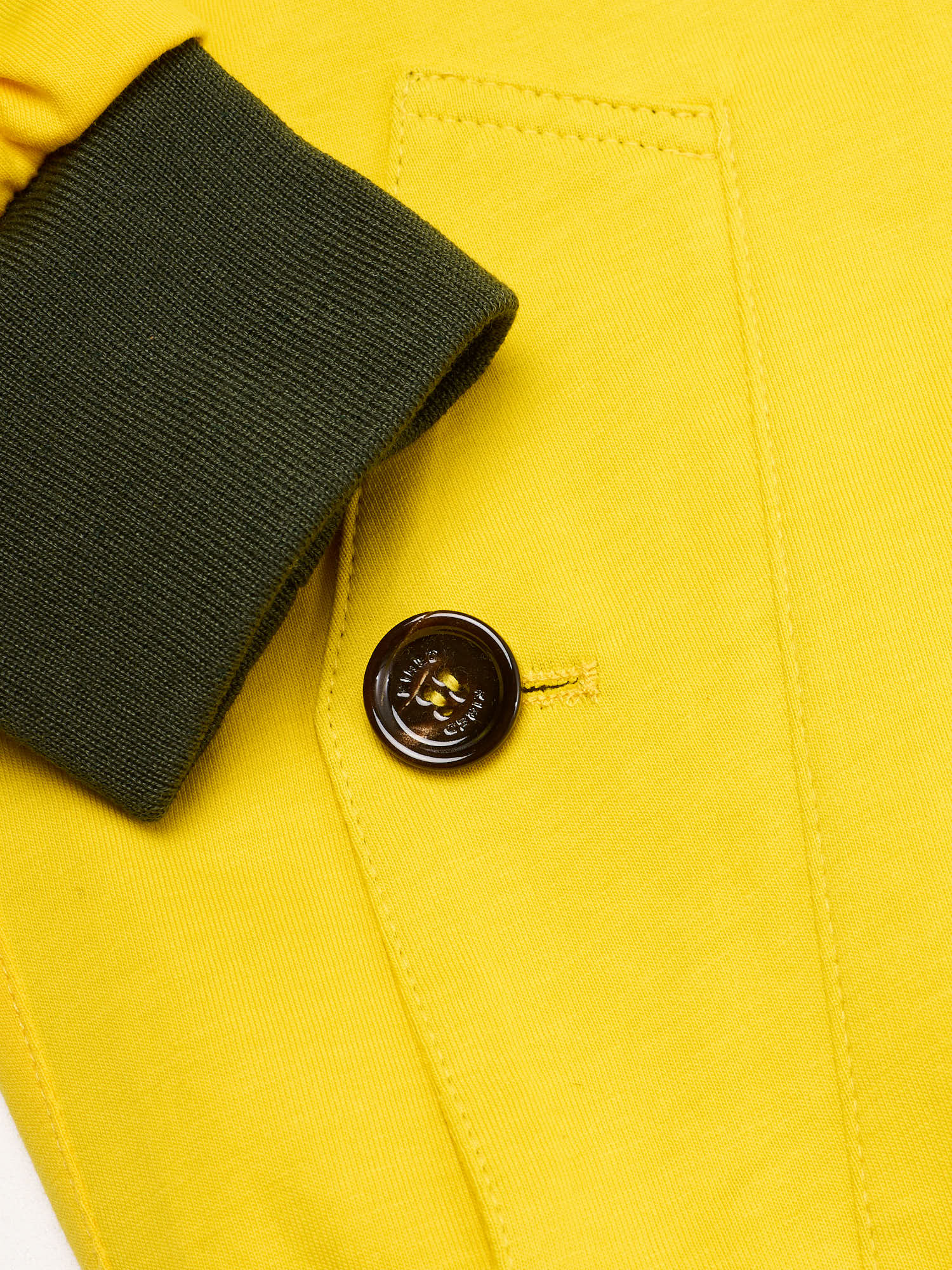 KITON KIRED "Troy2" Olive-Yellow Reversible Rain Field Bomber Jacket EU 50 NEW US M