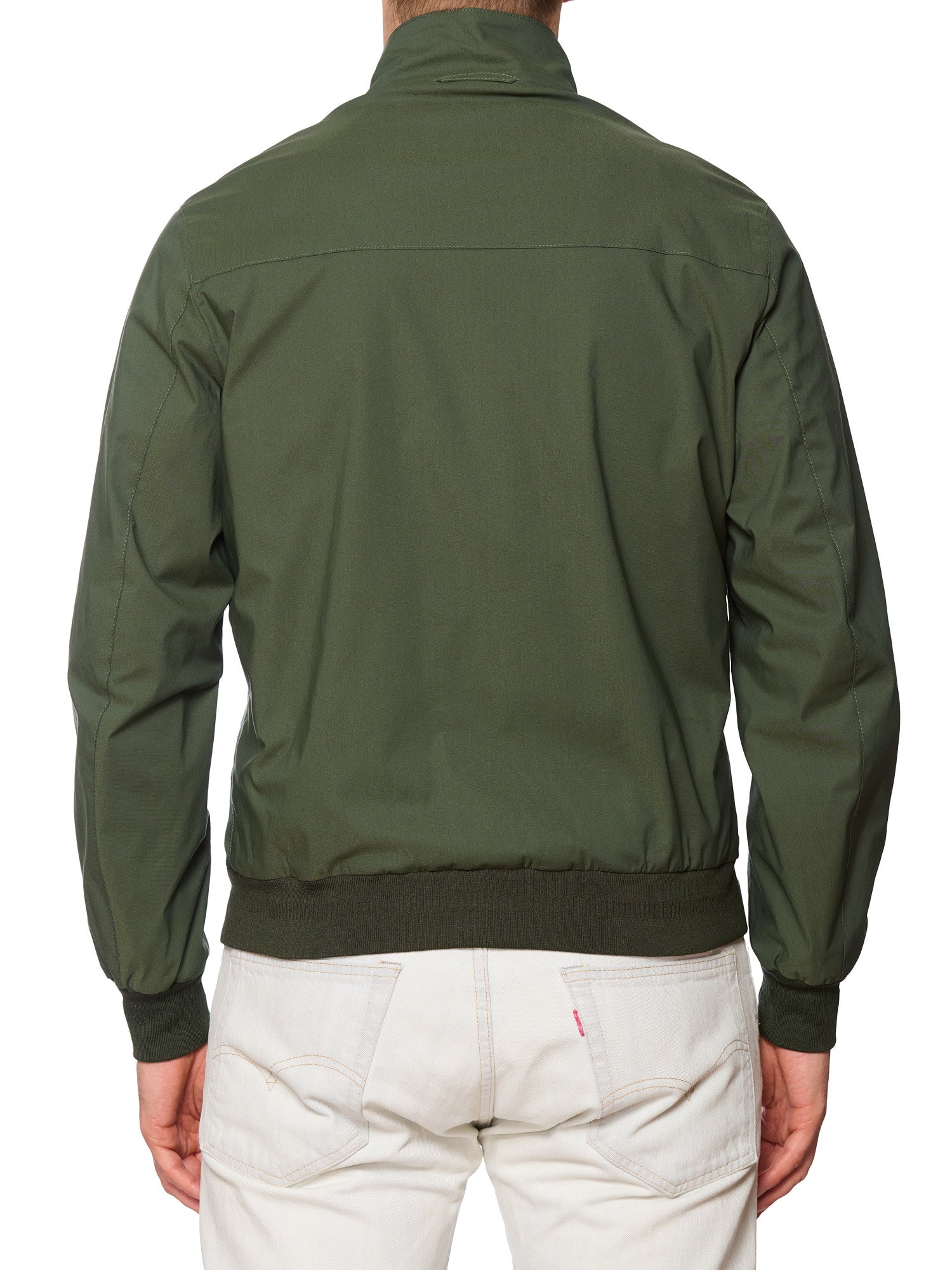 KITON KIRED "Troy2" Olive-Yellow Reversible Rain Field Bomber Jacket EU 50 NEW US M