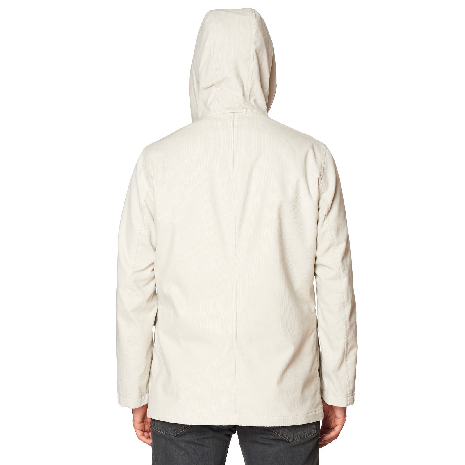 KITON KIRED "Wang" Beige Cotton Corduroy Reversible Hooded Rain Jacket 50 US M KIRED