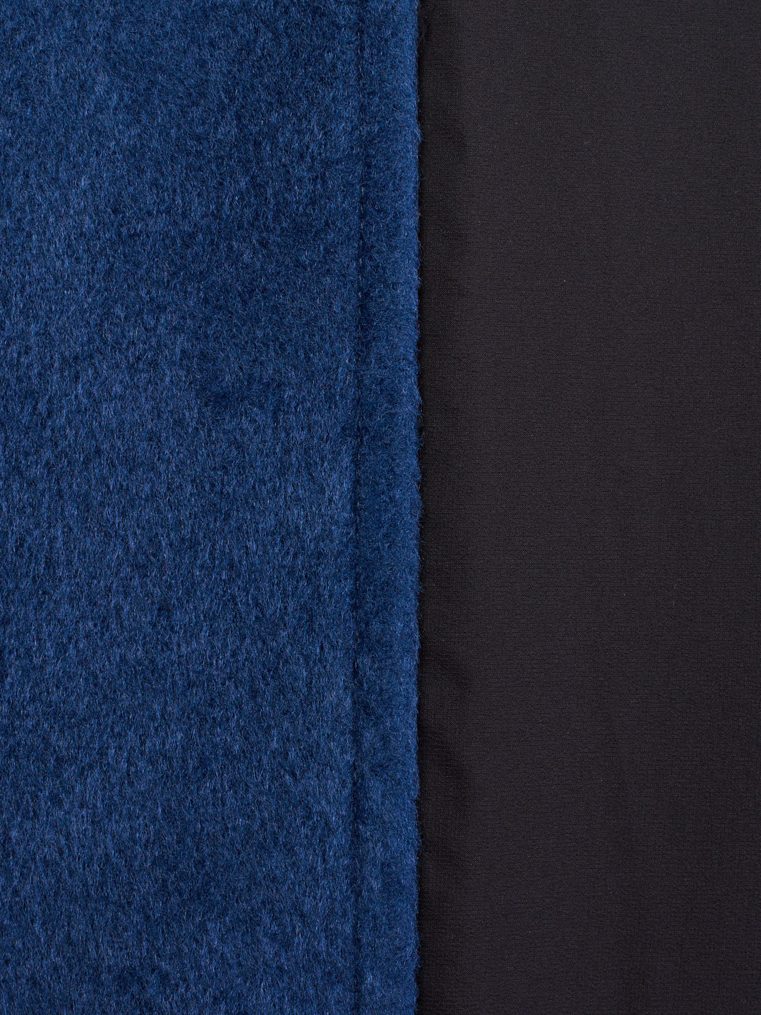 KITON KIRED "Peak" Blue-Black Double Sided Reversible Coat