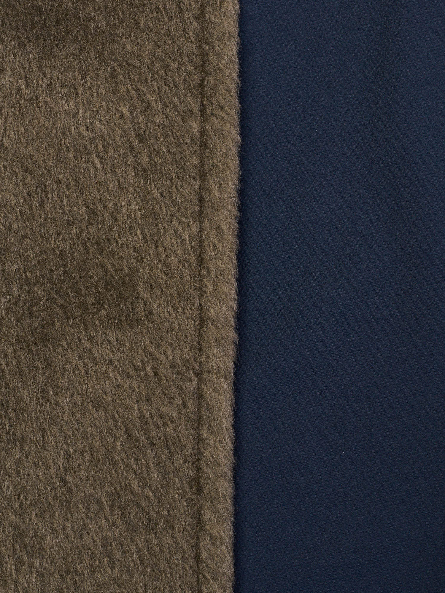 KITON KIRED "Peak" Olive-Blue Reversible Hooded Double Sided Coat NEW