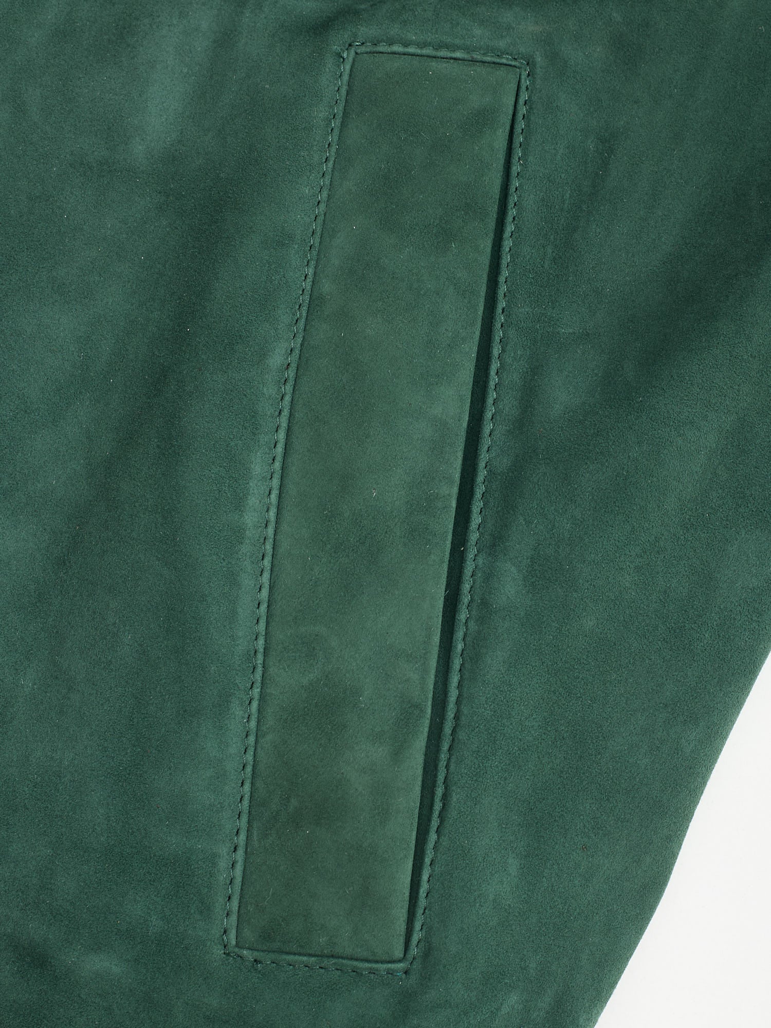 KITON KIRED "West2" Emerald Lambskin Suede Leather Vest Gilet EU 50 NEW US M