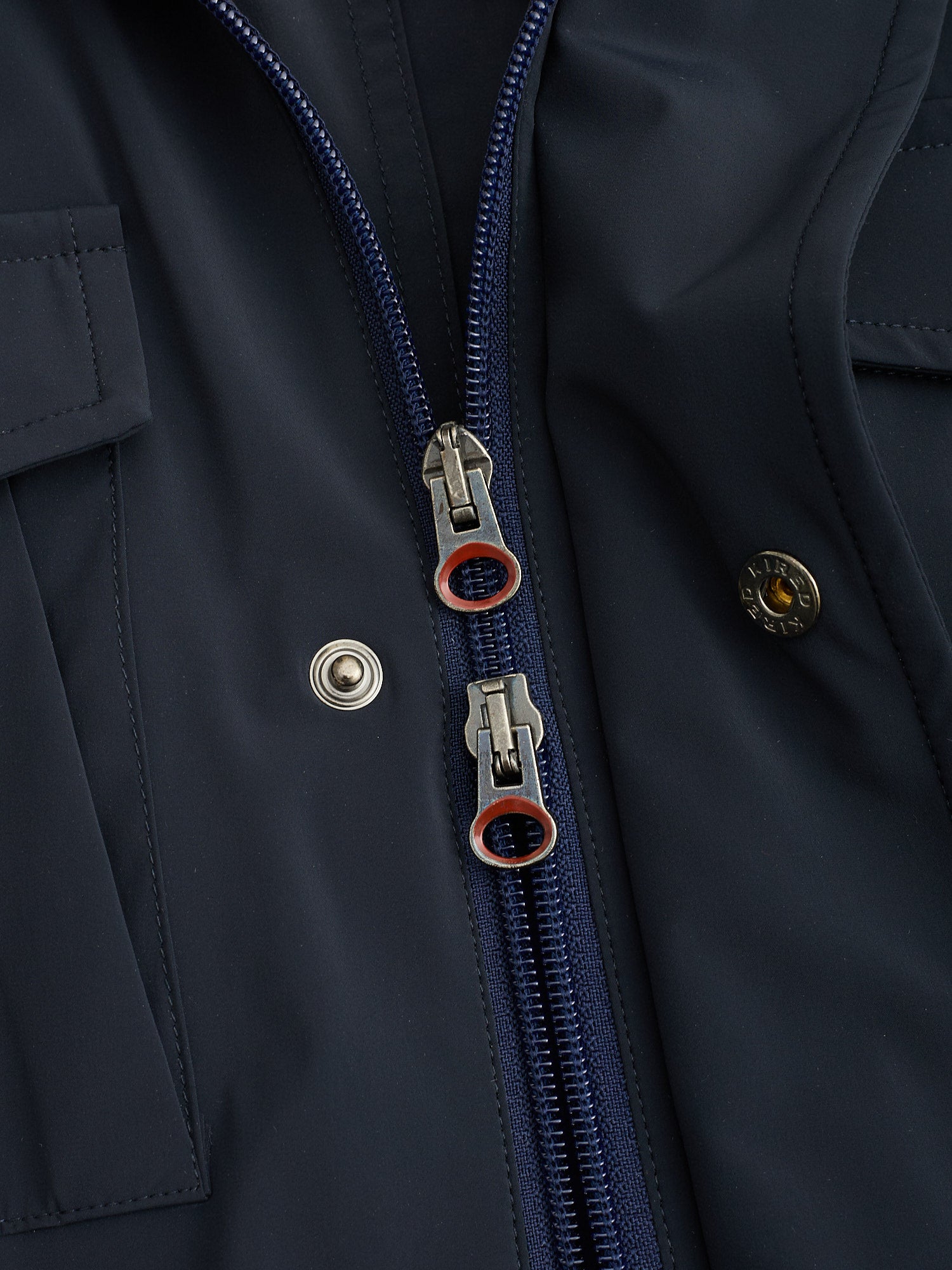 KITON KIRED "Yuri2" Navy Polyamide Jacket EU 48 NEW US S Climatek