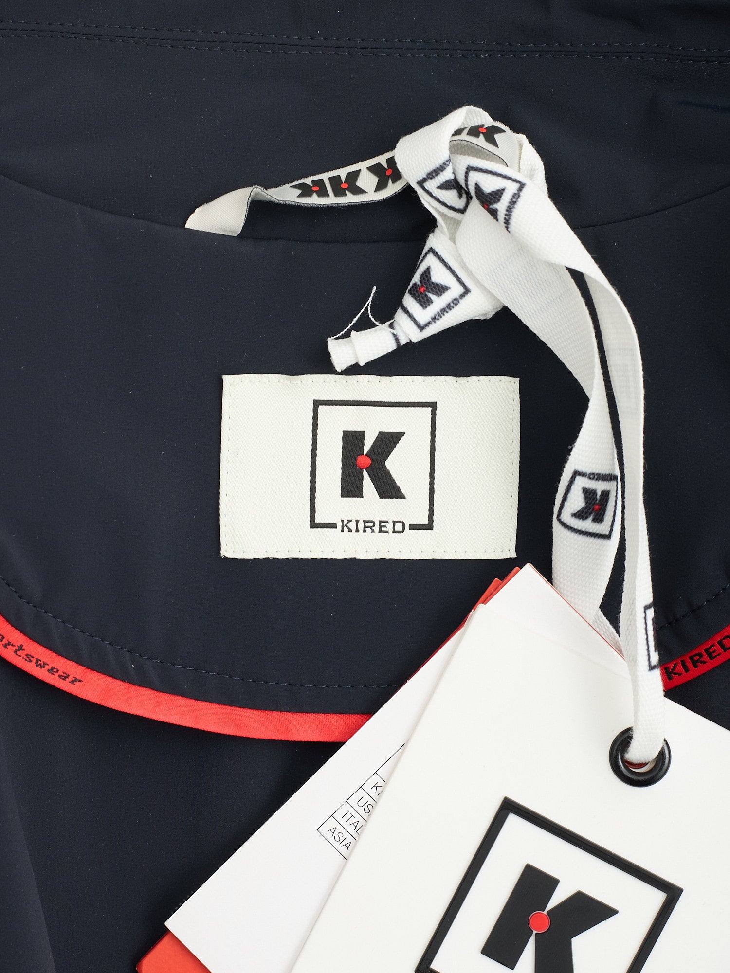 KITON KIRED "Yuri2" Navy Polyamide Jacket EU 48 NEW US S Climatek