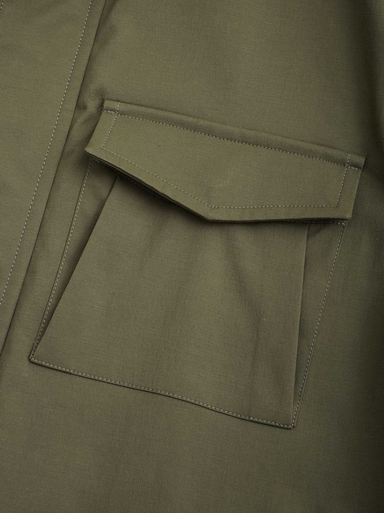 KITON KIRED "Yuri" Green Cotton Blend Field Jacket EU 50 NEW US M Litek