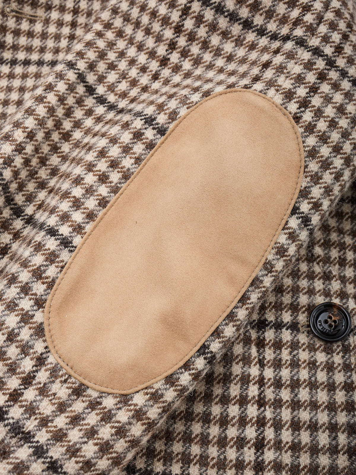 KITON KIRED "Zupo" Beige Plaid Reversible Double Face Wool Blouson Jacket