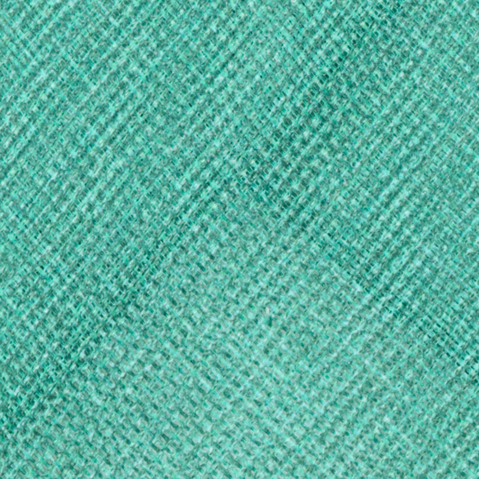 KITON Light Green Seven Fold Silk-Linen Hopsack Tie NEW