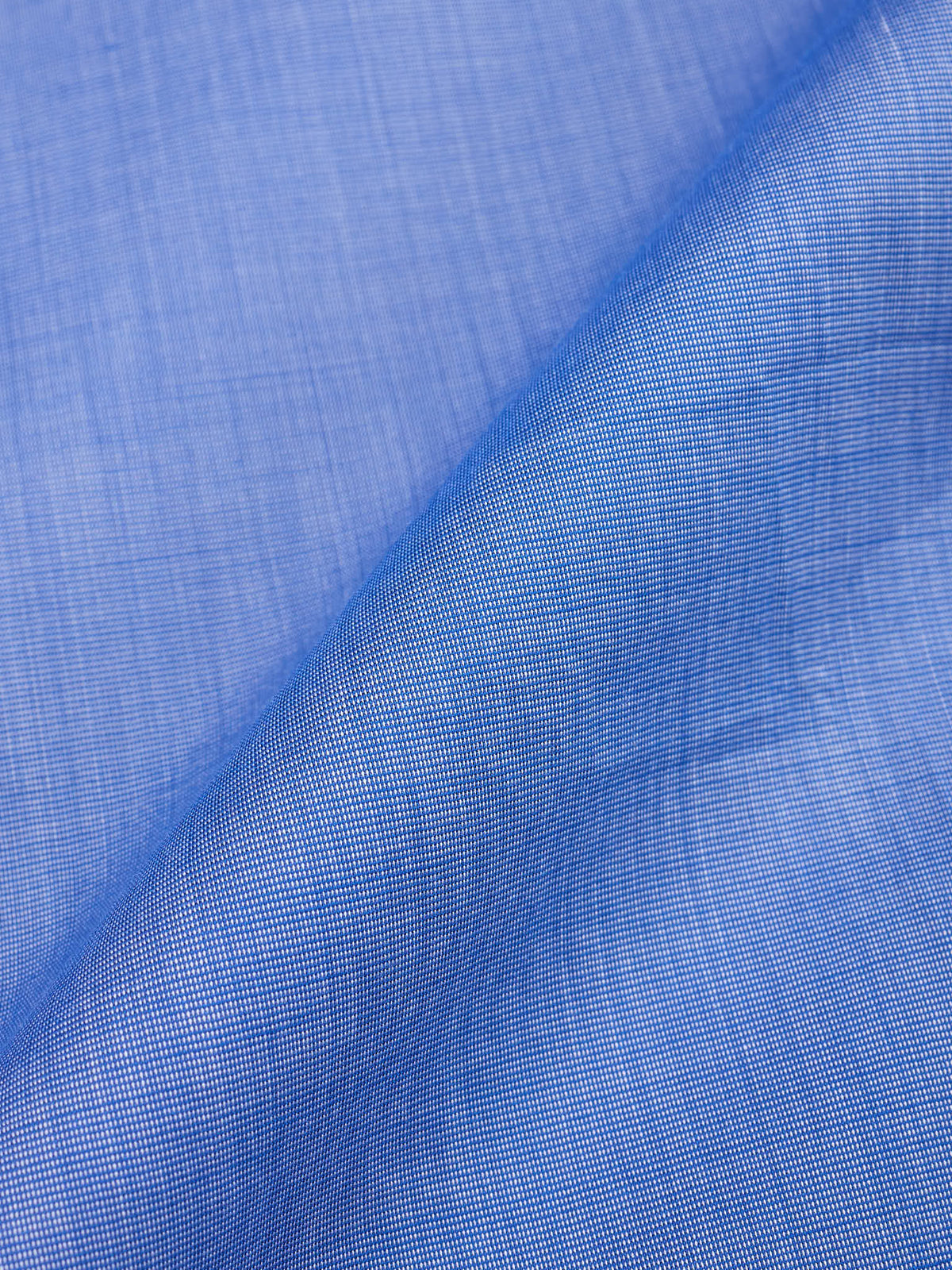 KITON Napoli Handmade Blue Chambray Cotton Dress Shirt 15.75 NEW 40 Slim