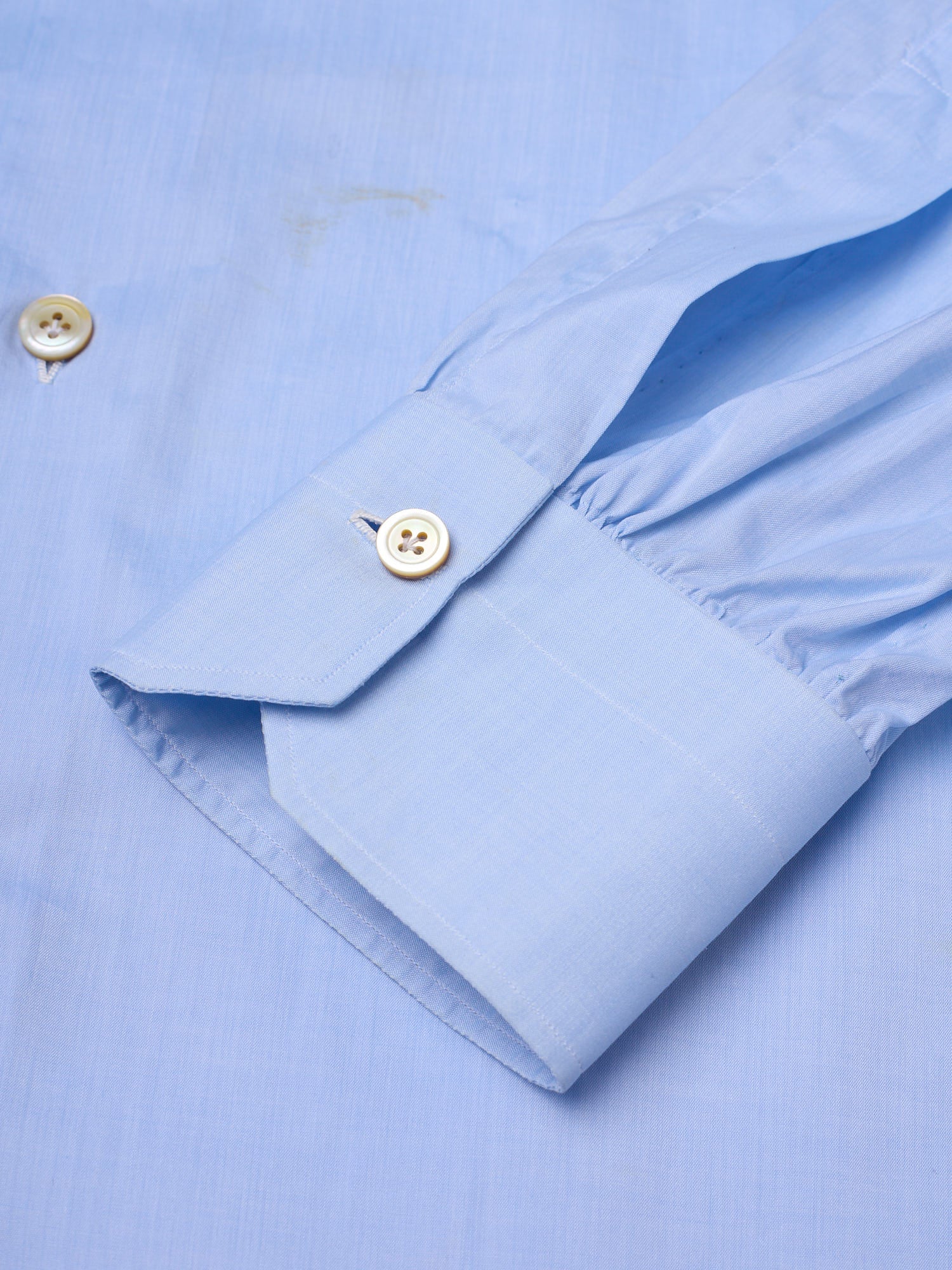 KITON Napoli Blue Cotton Dress Shirt EU 41 US 16 Slim