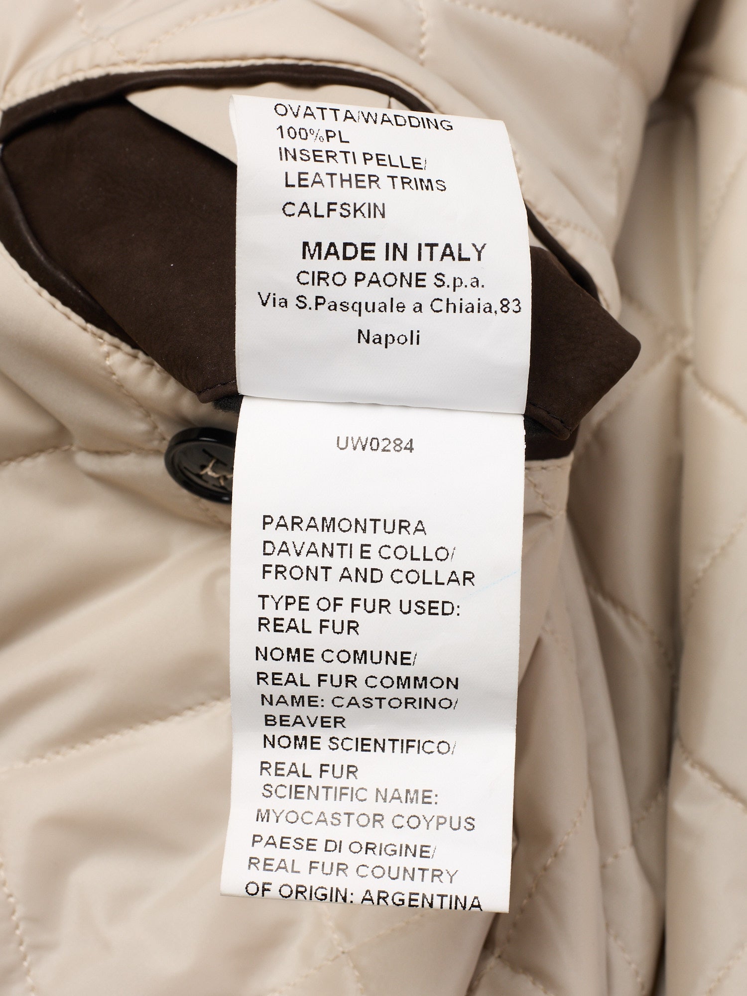 KITON Napoli Blue Denim Field Jacket Beaver M