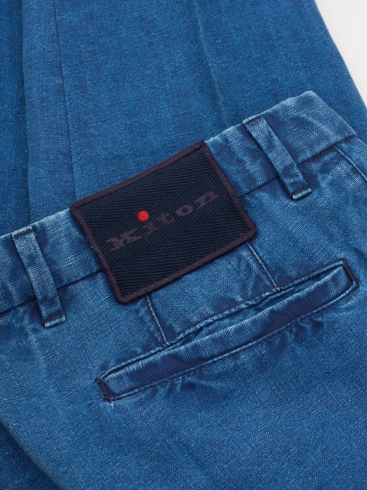 KITON Napoli Blue Denim Cotton Jeans