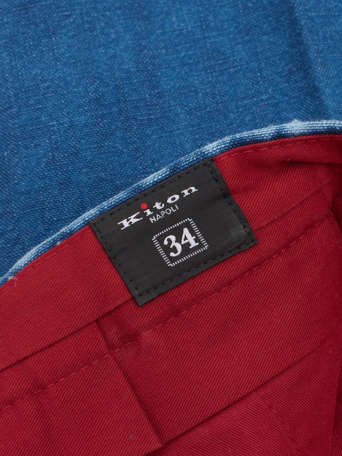 KITON Napoli Blue Denim Cotton Jeans