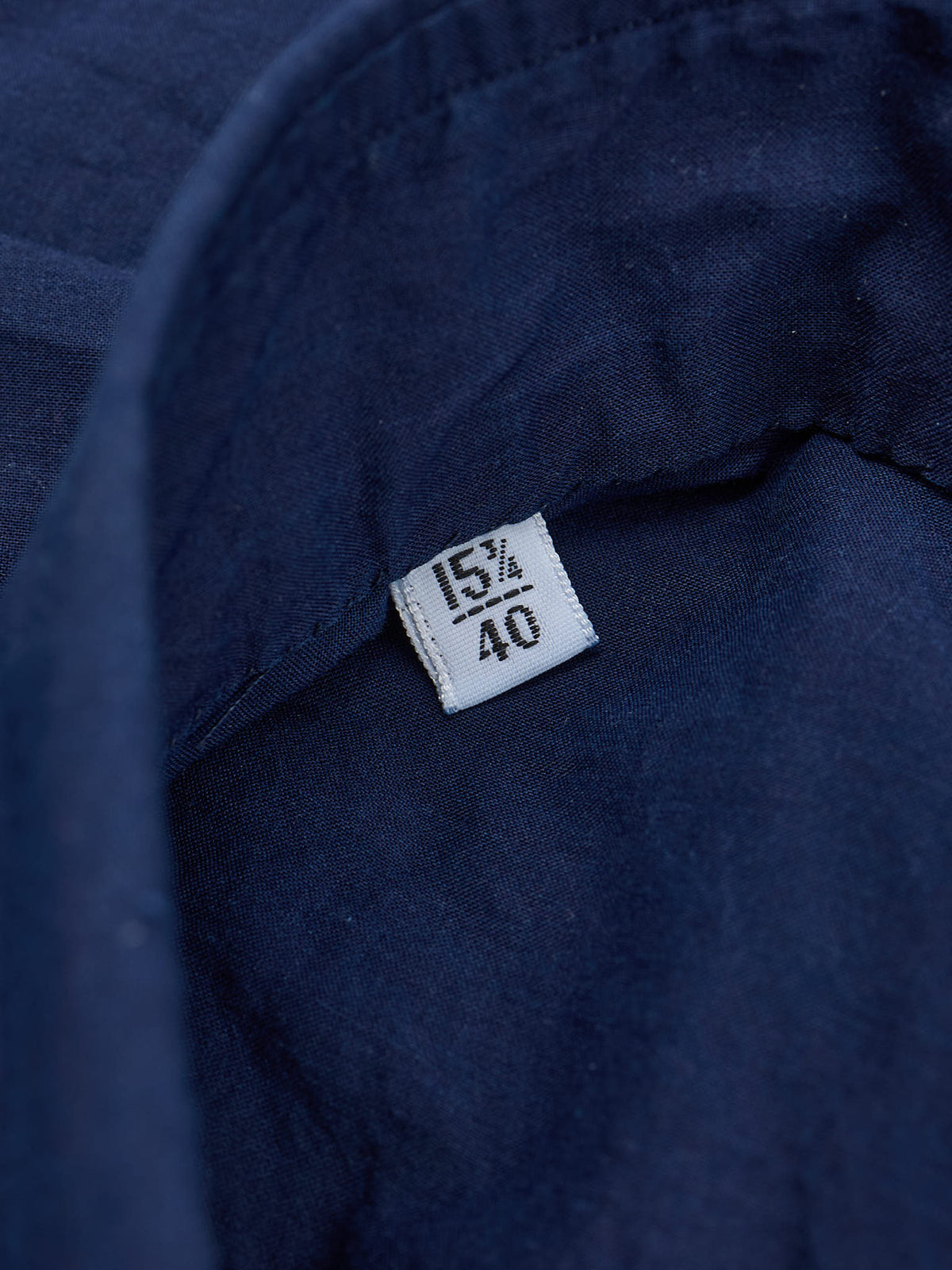 KITON Napoli Handmade Dark Blue Cotton Casual Shirt 15.75 40 Slim