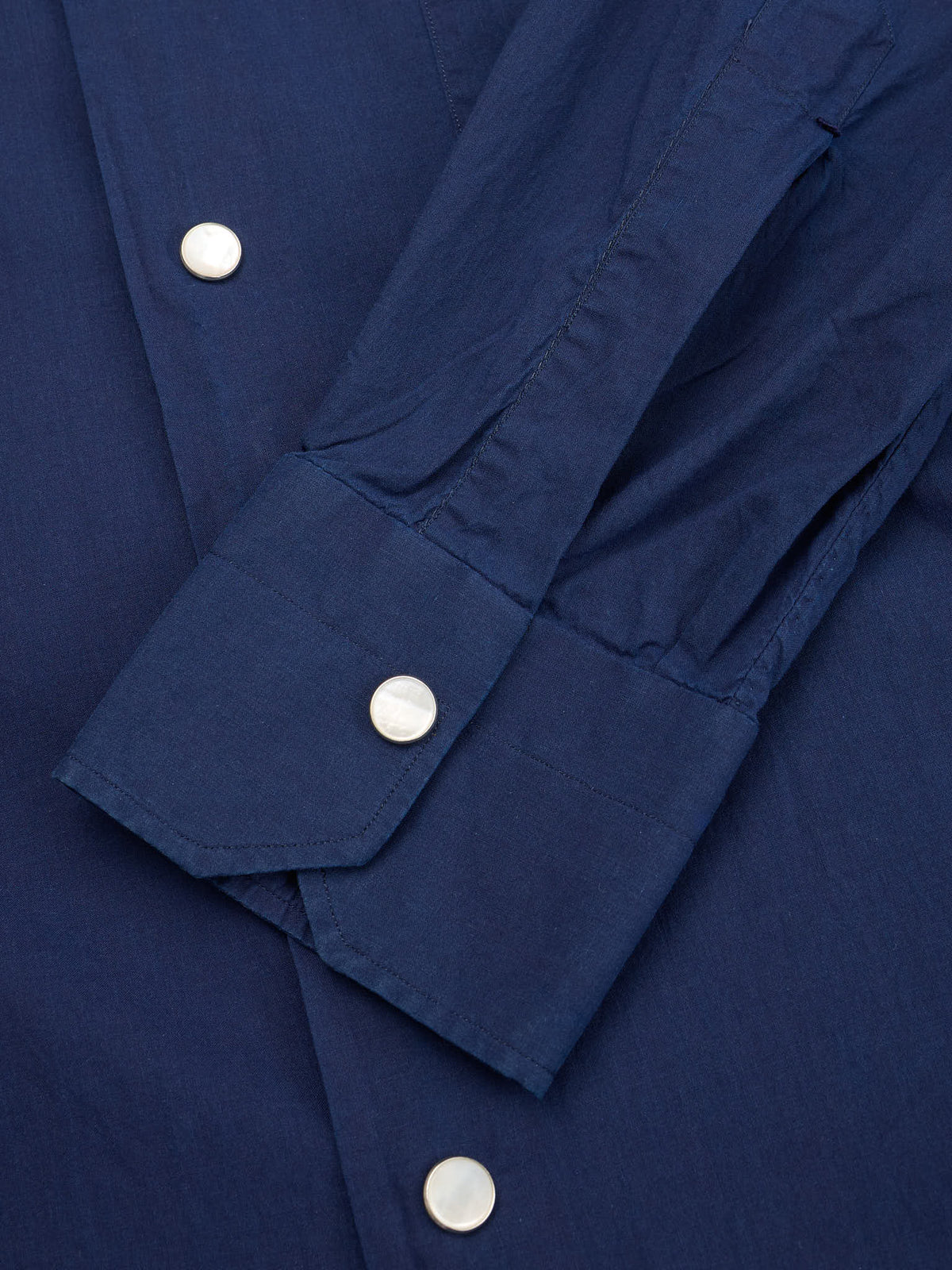 KITON Napoli Handmade Dark Blue Cotton Casual Shirt 15.75 40 Slim
