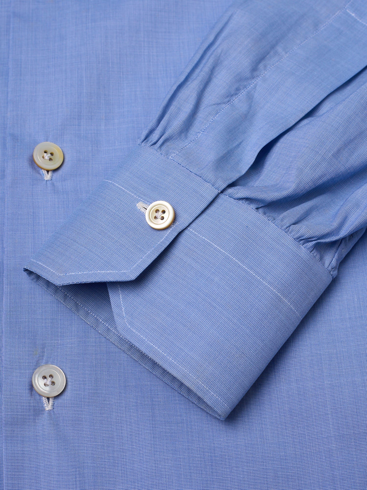 KITON Napoli Dark Blue Cotton Dress Shirt EU 41 US 16