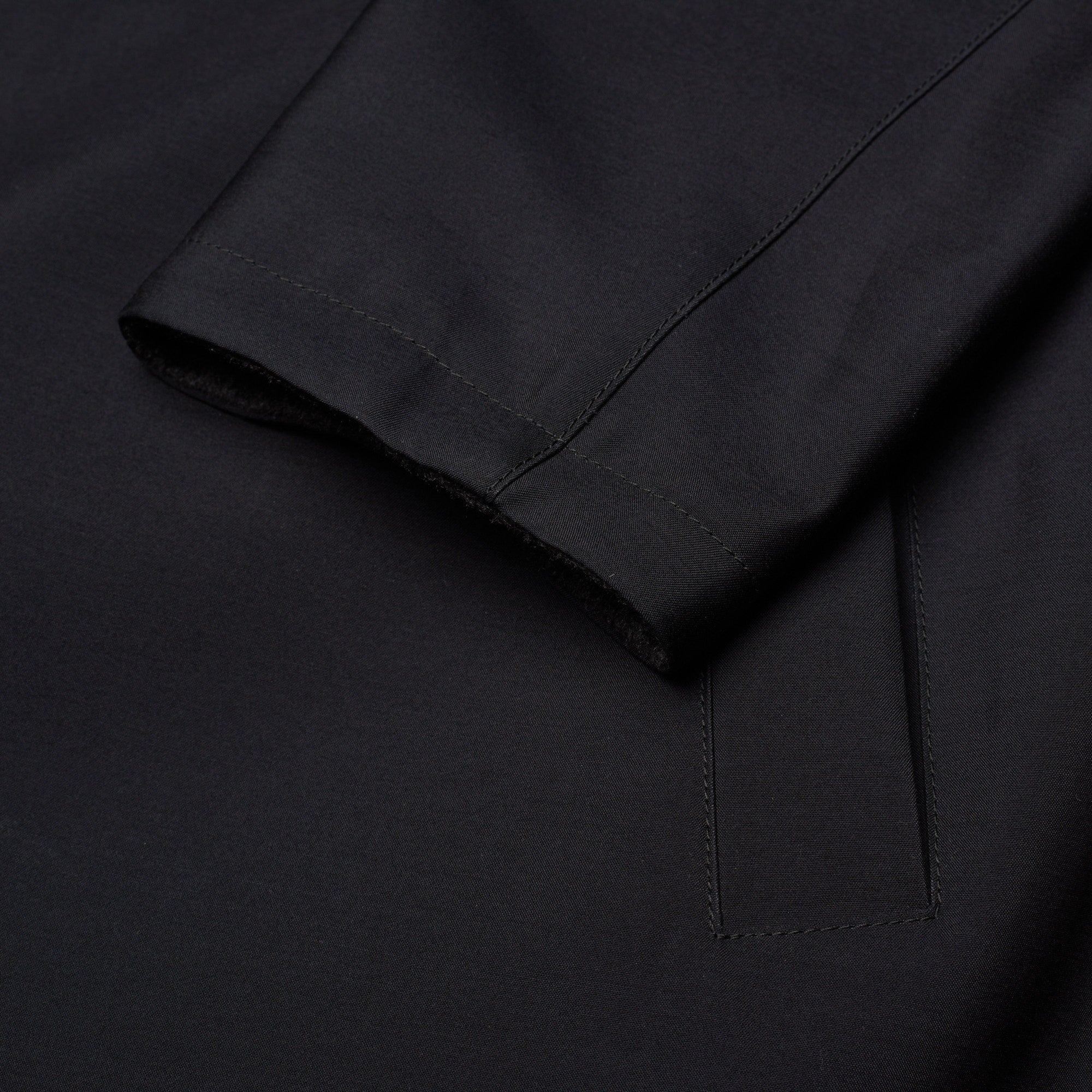KITON Napoli Blue-Gray Cashmere-Vicuna Peru Wool-Silk Reversible Coat EU 48 NEW US 38 KITON