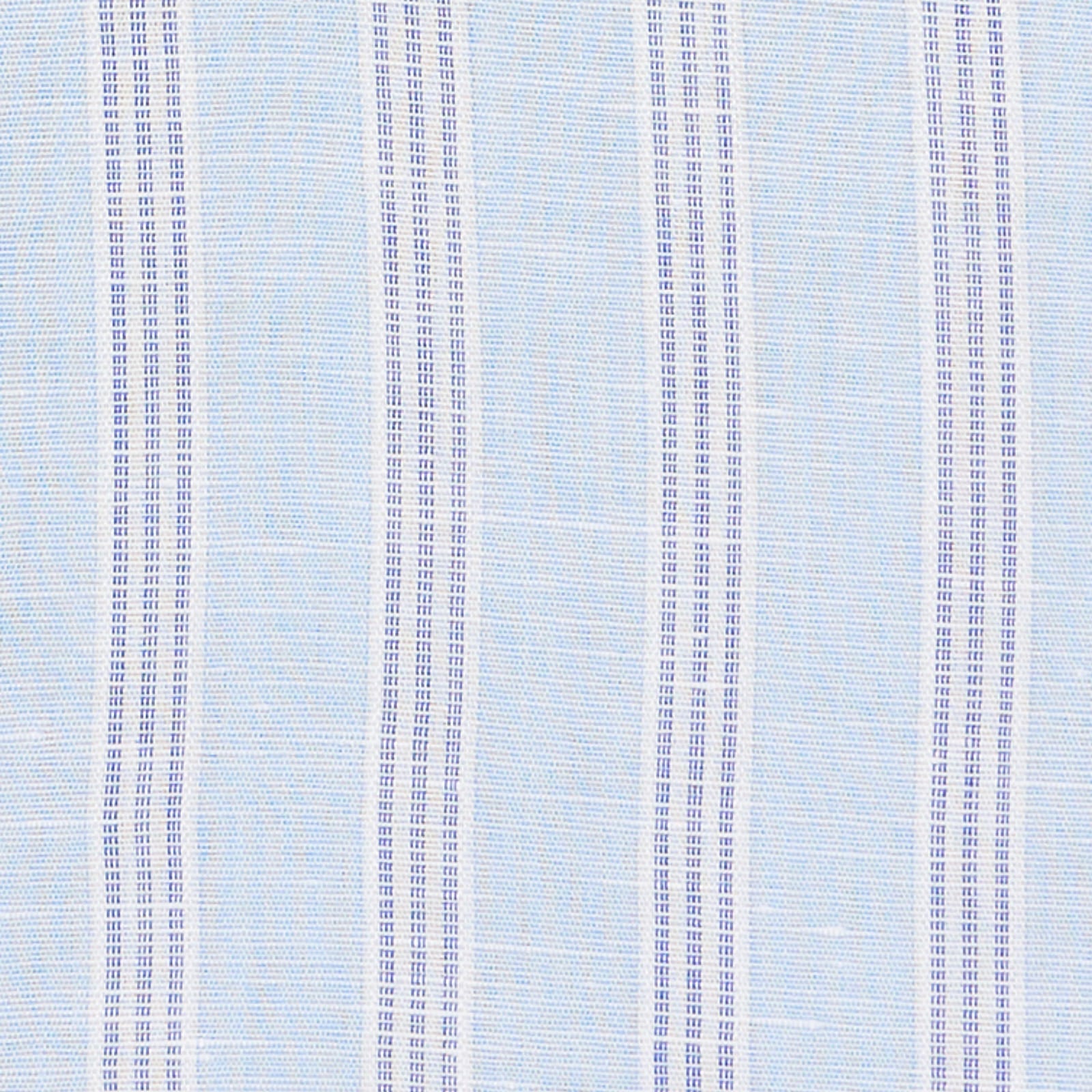 KITON Napoli Handmade Blue Linen-Cotton Button-Down Shirt EU 39 US 15.5 NEW KITON