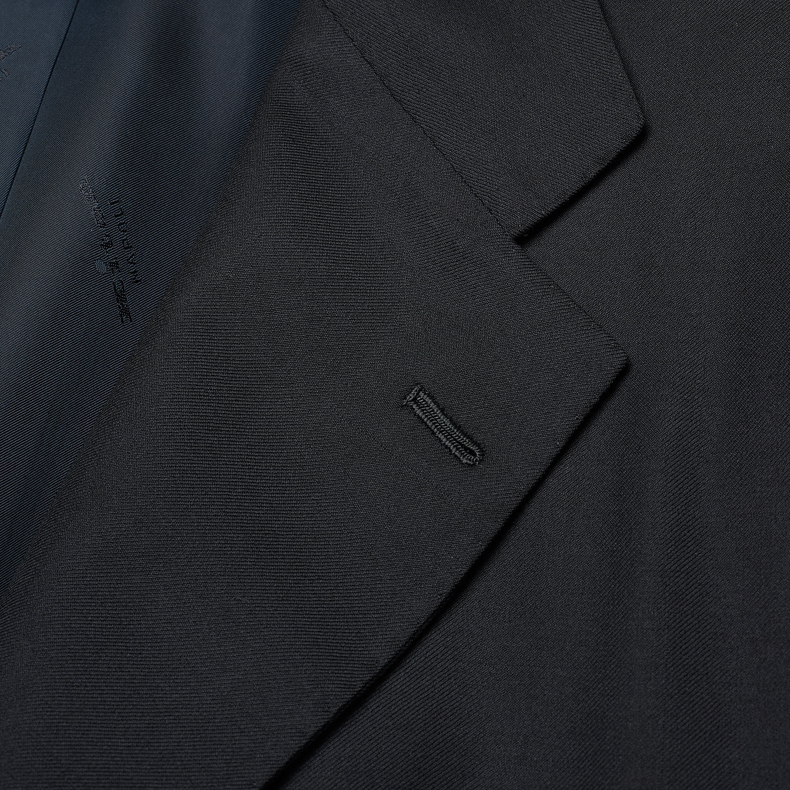 KITON Napoli Handmade Black Wool Suit EU 47 NEW US 36-38 Regular Fit