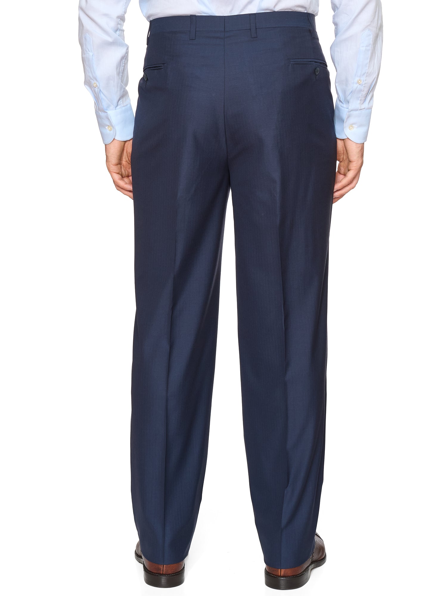 KITON Napoli Handmade Blue 14 Micron Wool Super 180's Suit