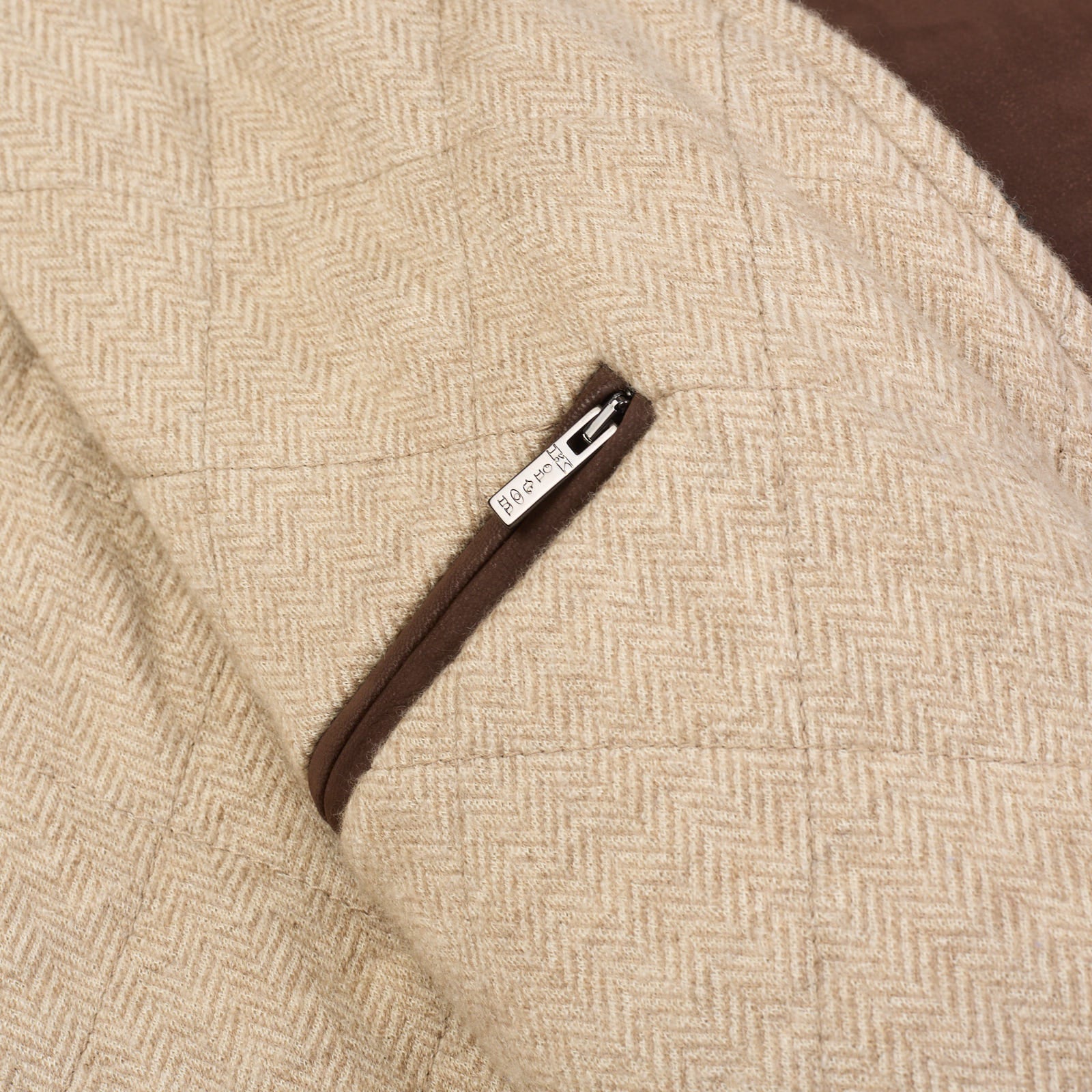 KITON Napoli Handmade Brown Suede Leather Jacket EU 48 NEW US M