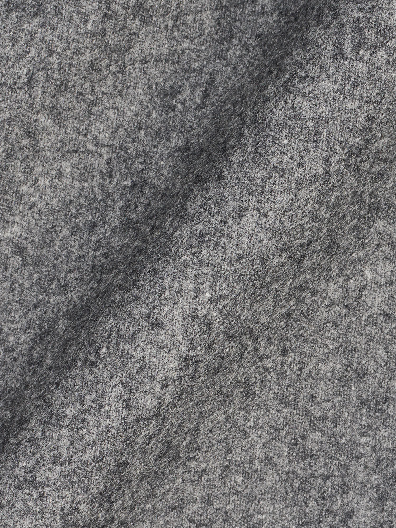 KITON Napoli Handmade Heather Gray Wool Flannel Classic Suit