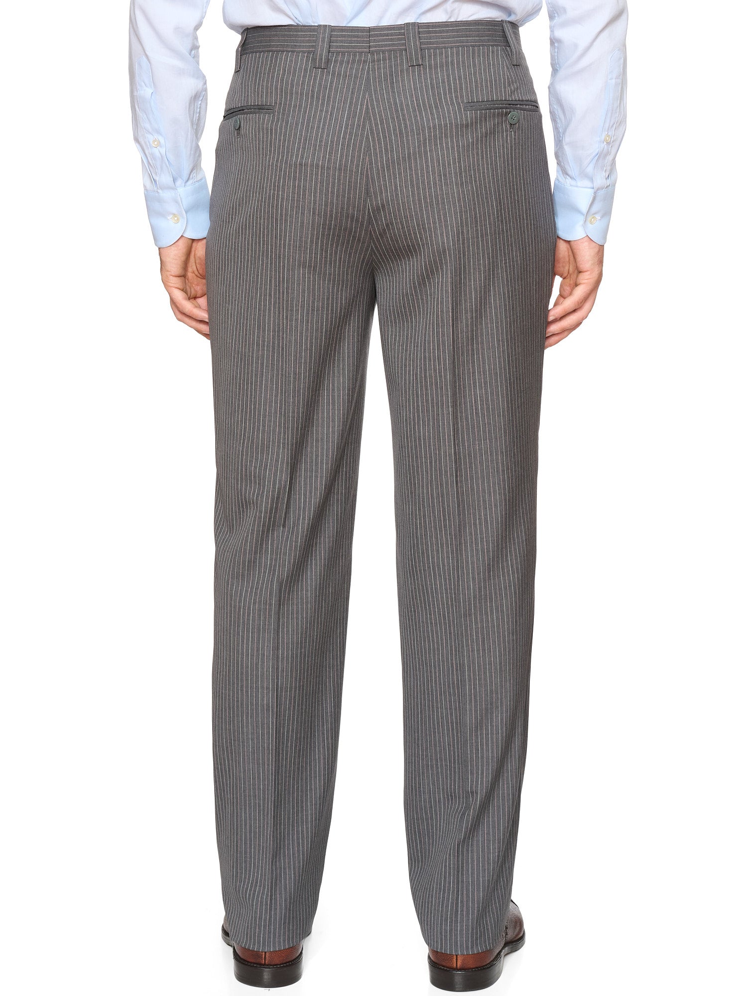 KITON Napoli Handmade Gray 14 Micron Wool Super 180's Suit