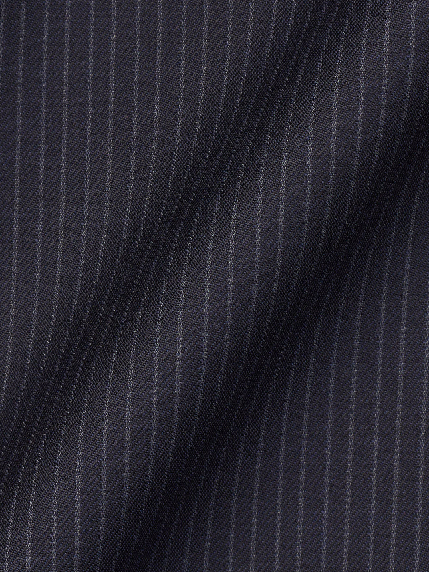 KITON Napoli Handmade Navy Blue Striped 14 Micron Super 180's Wool Suit