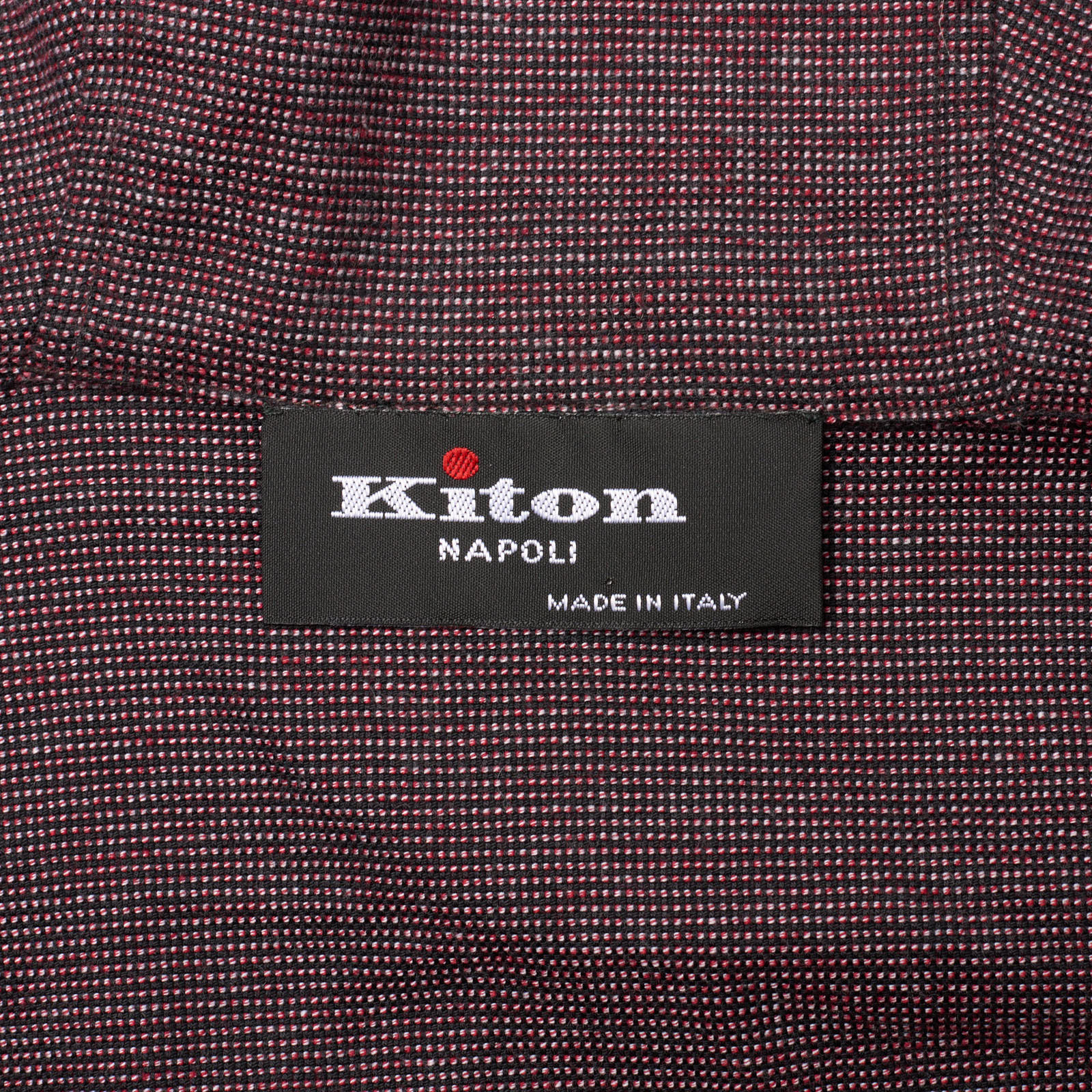 KITON Napoli Maroon Nailhead Cotton Hooded Sweater Hoody EU 46 NEW US 36 S