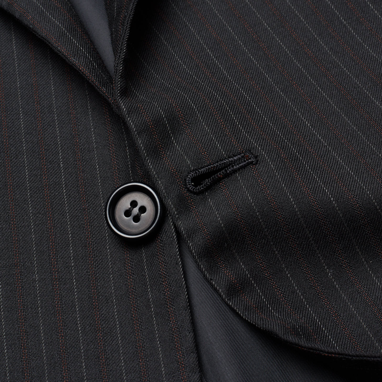 Rare KITON Black Super 220's 12.75 Micron Exclusive Wool Suit EU 60 NEW US 50