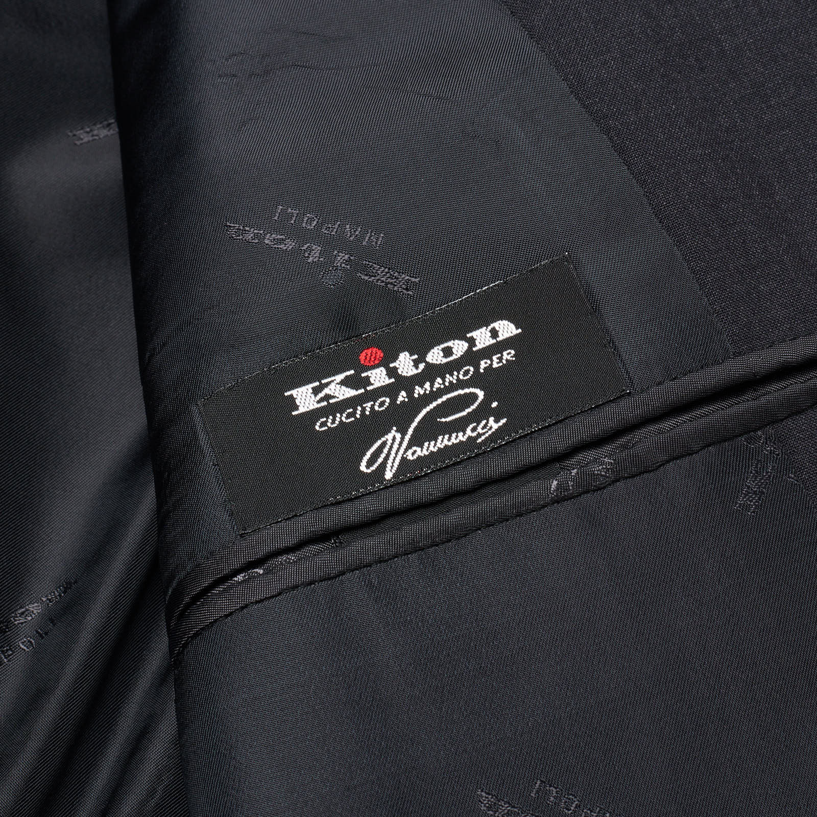 KITON Napoli for VANNUCCI Gray 13.5 Micron Super 190's Suit EU 52 NEW US 42