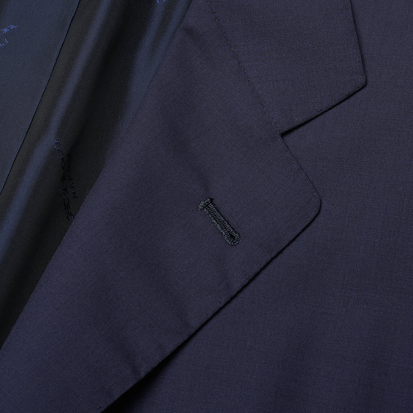 KITON Napoli Navy Blue Wool 14 Micron Super 180's Jacket Blazer EU 46 NEW US 36