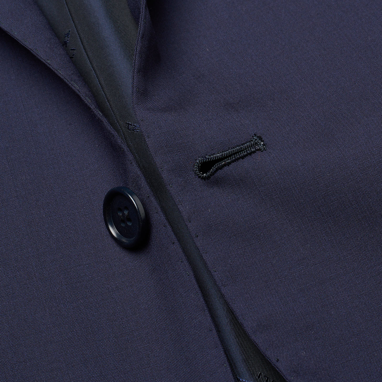 KITON Napoli Navy Blue Wool 14 Micron Super 180's Jacket Blazer EU 46 NEW US 36