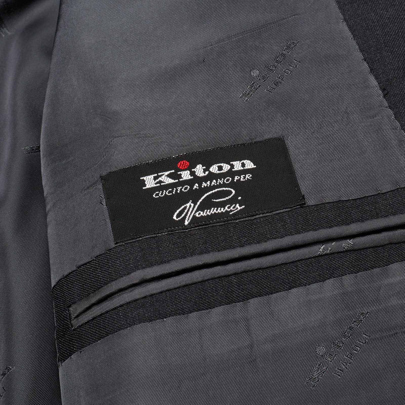 KITON "EVO" for VANNUCCI Handmade Gray Wool Suit NEW
