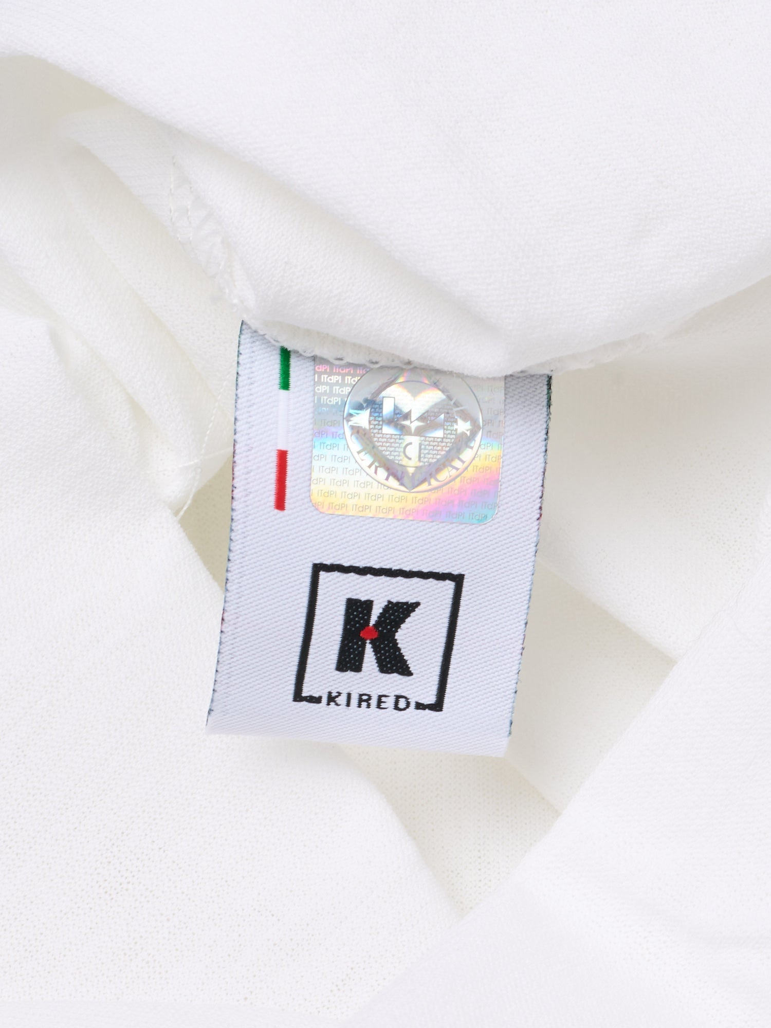 KITON KIRED Exclusive for Officine Napoli "Capri" White Cotton Long Sleeve Shirt