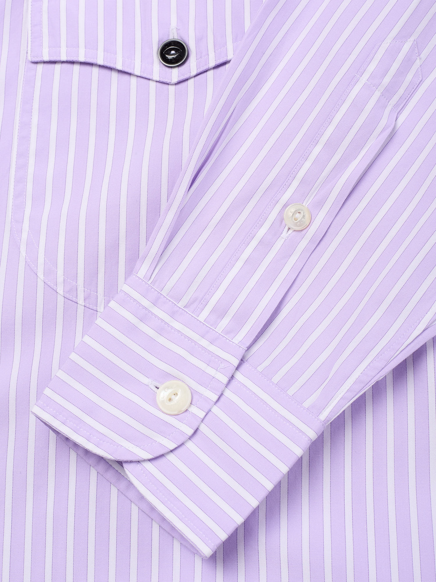 L.E.J Purple-White Striped Come-Up-To-The-Studio Shirt XXL NEW