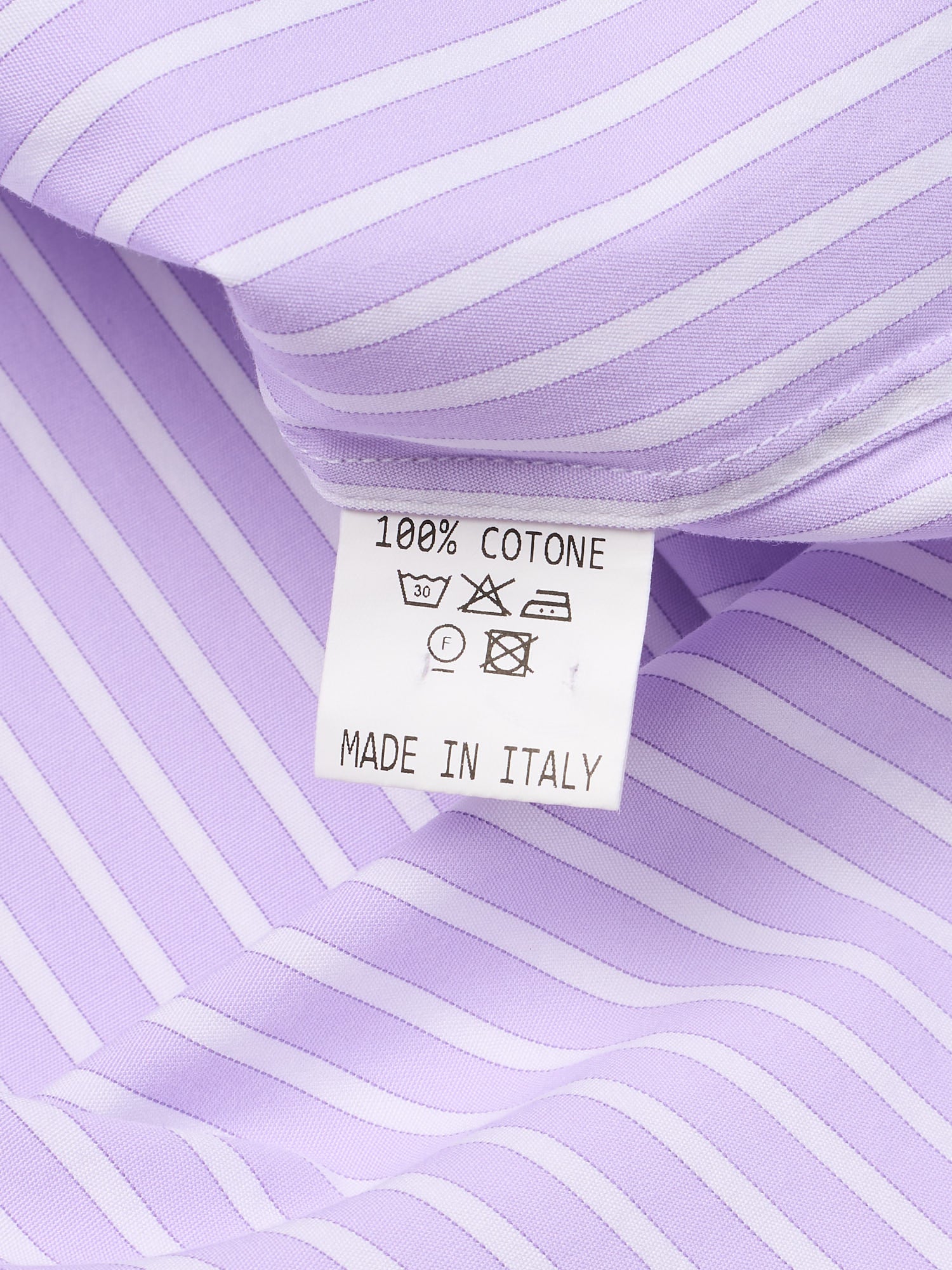 L.E.J Purple-White Striped Come-Up-To-The-Studio Shirt XXL NEW