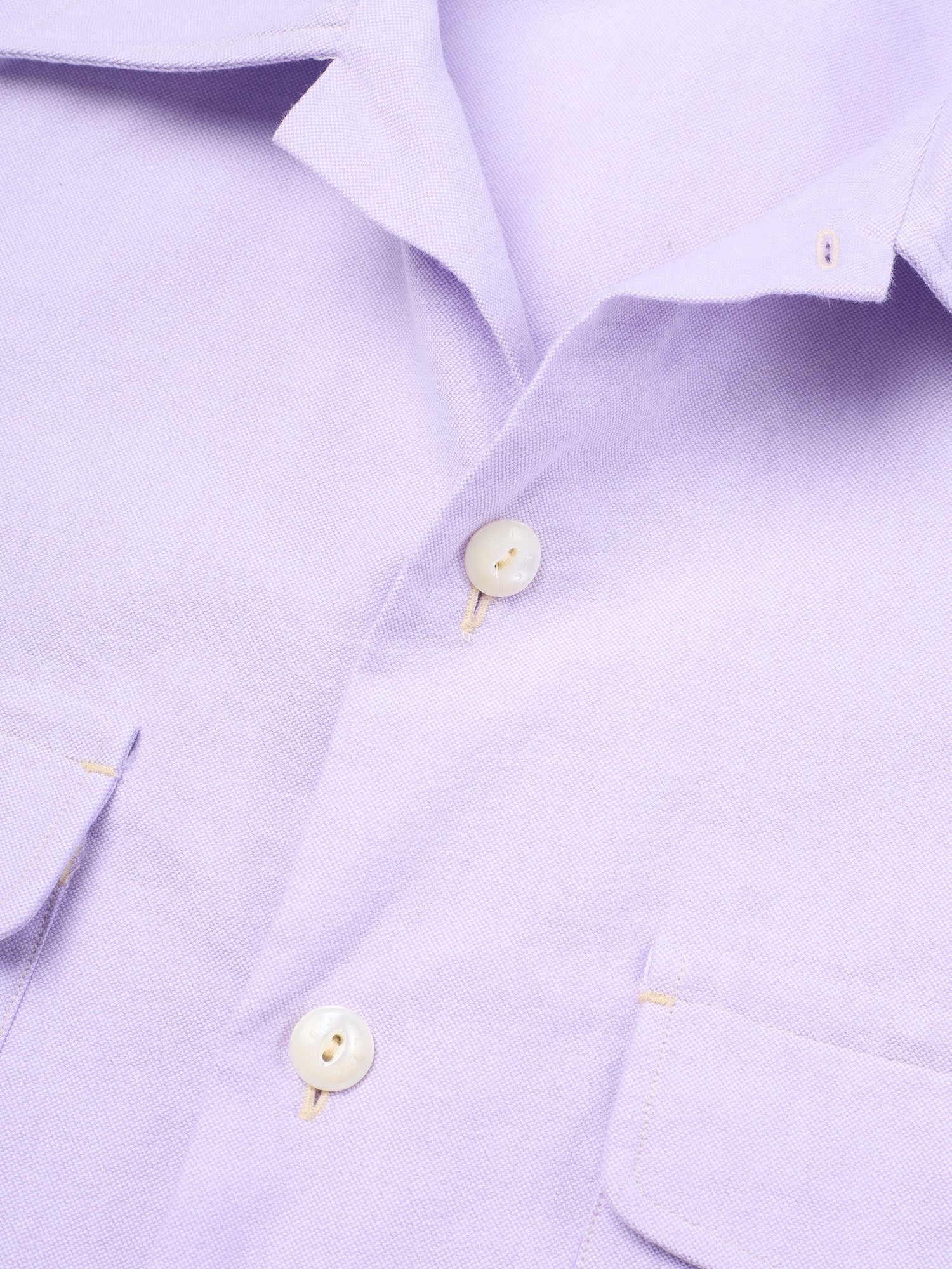 L.E.J Purple Oxford Cotton RN Work Shirt XXL NEW