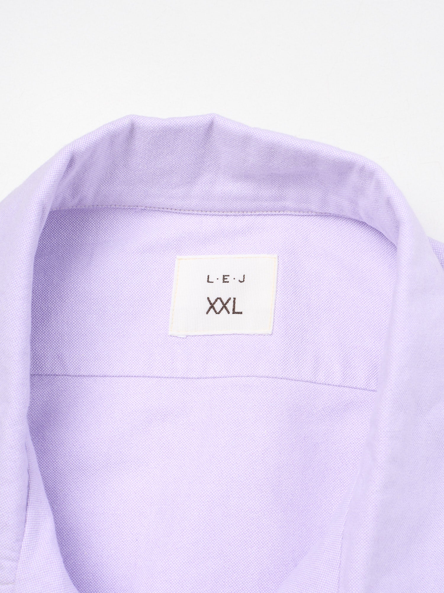 L.E.J Purple Oxford Cotton RN Work Shirt XXL NEW