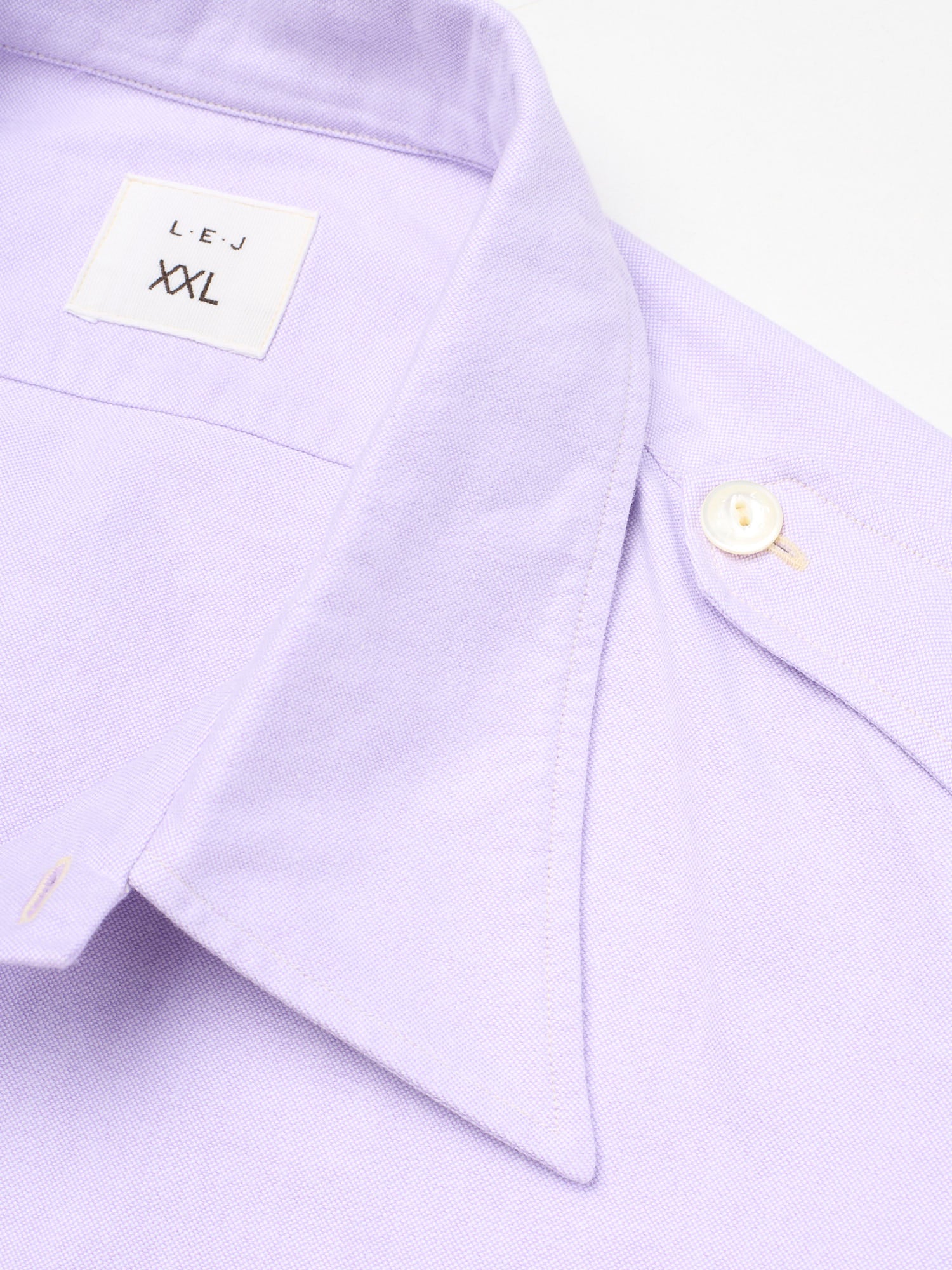 L.E.J Purple Oxford Cotton RN Work Shirt XXL NEW