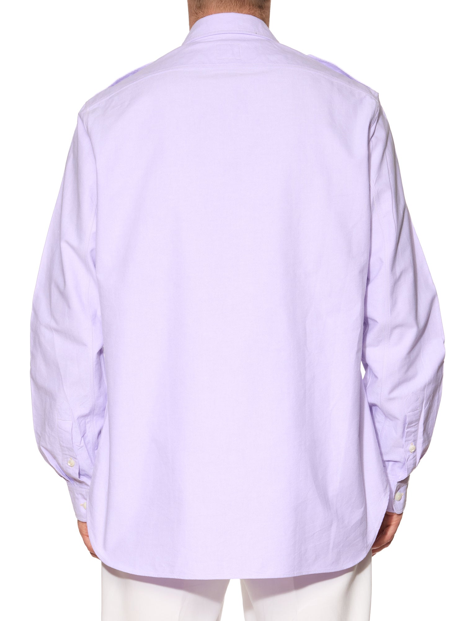 L.E.J Purple Oxford Cotton RN Work Shirt XXL NEW