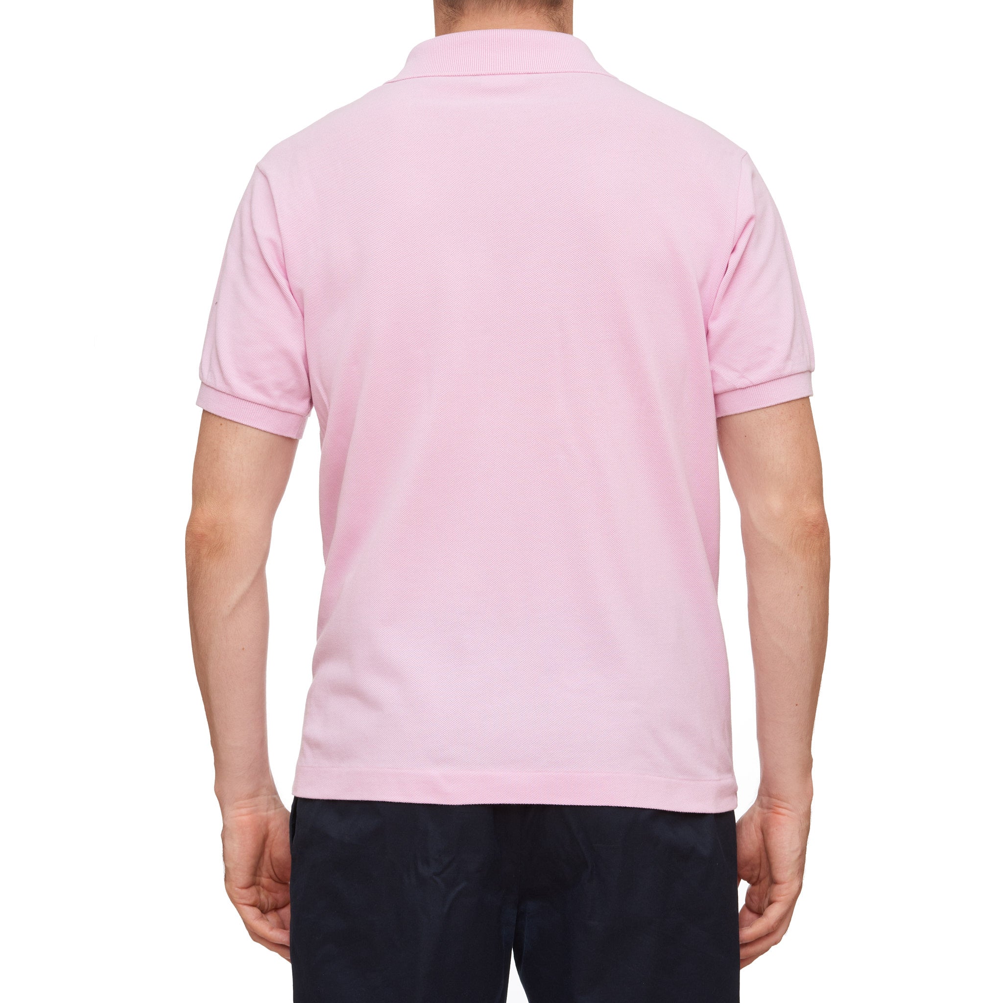 LACOSTE F5191 Devanlay Pink Pique Cotton Short Sleeve Polo FR 4 US M LACOSTE