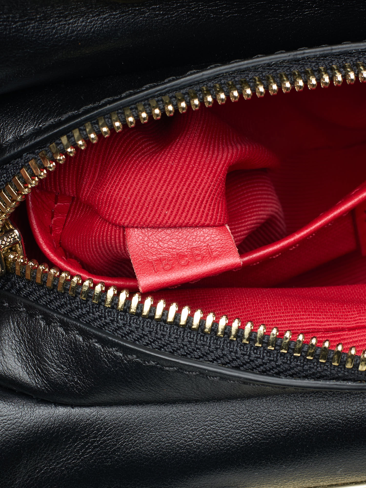 LANCEL PARIS Black "Cocoon" Leather Handbag Mini