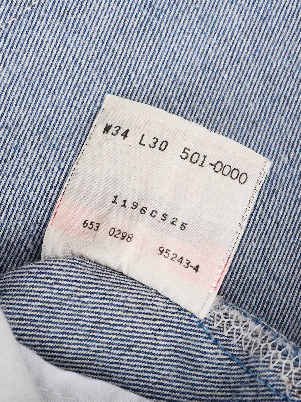 Vintage LEVI'S 501xx Jeans Made in USA 1990's Great Wash 34x30 (33x28)