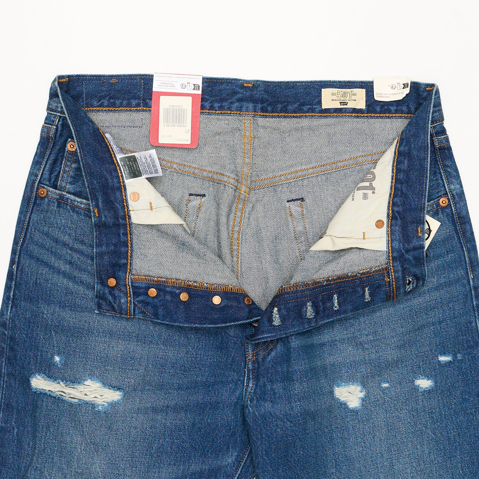 LEVI'S Premium 501 Special Ed. 150th Anniversary selvedge Denim Jeans NEW