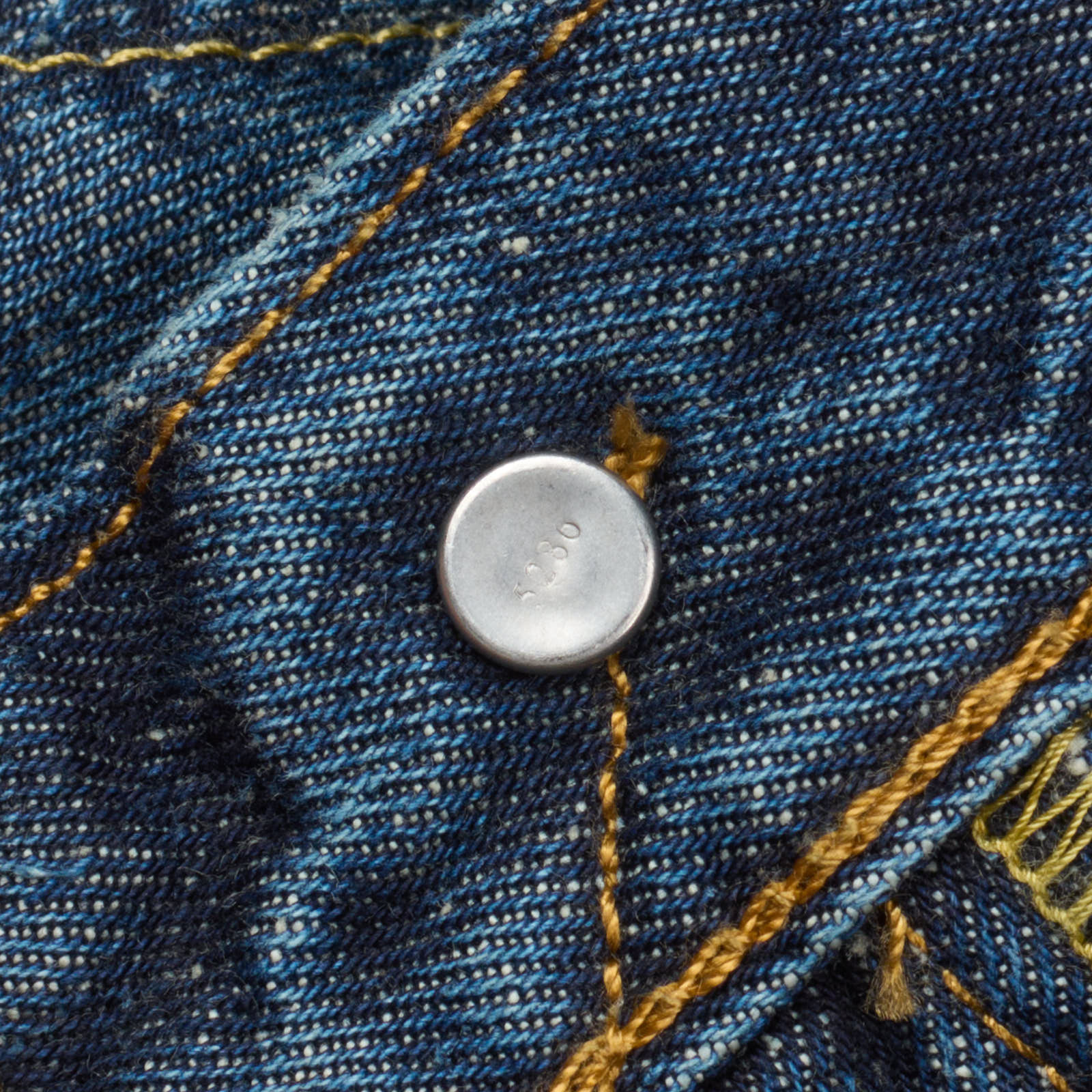 LEVI'S 501 XX Premium Blue Selvedge Cotton-Hemp Straight Fit Jeans W36 L34