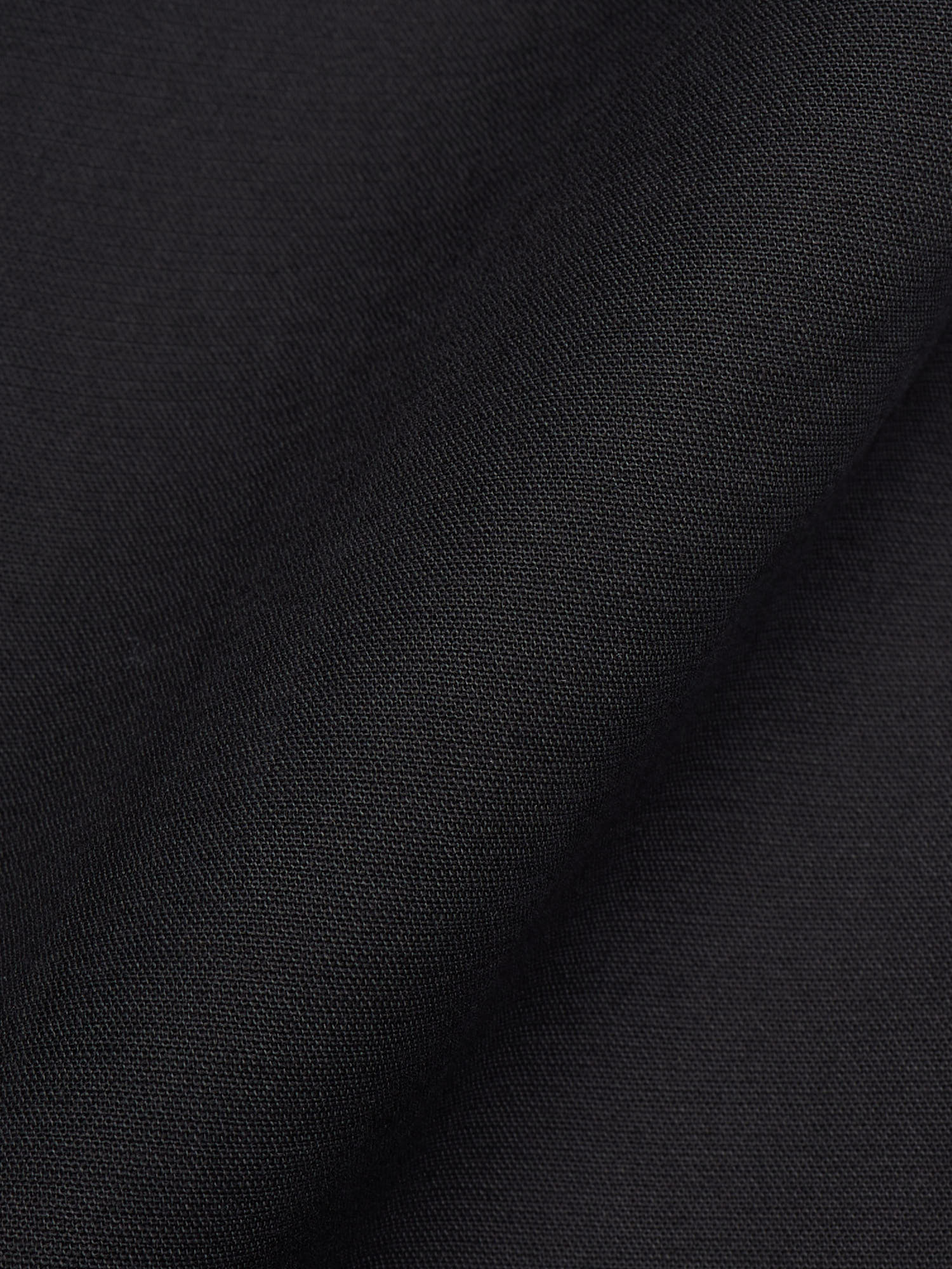 LORO PIANA "Carlo" Black Cotton Pants Stretch