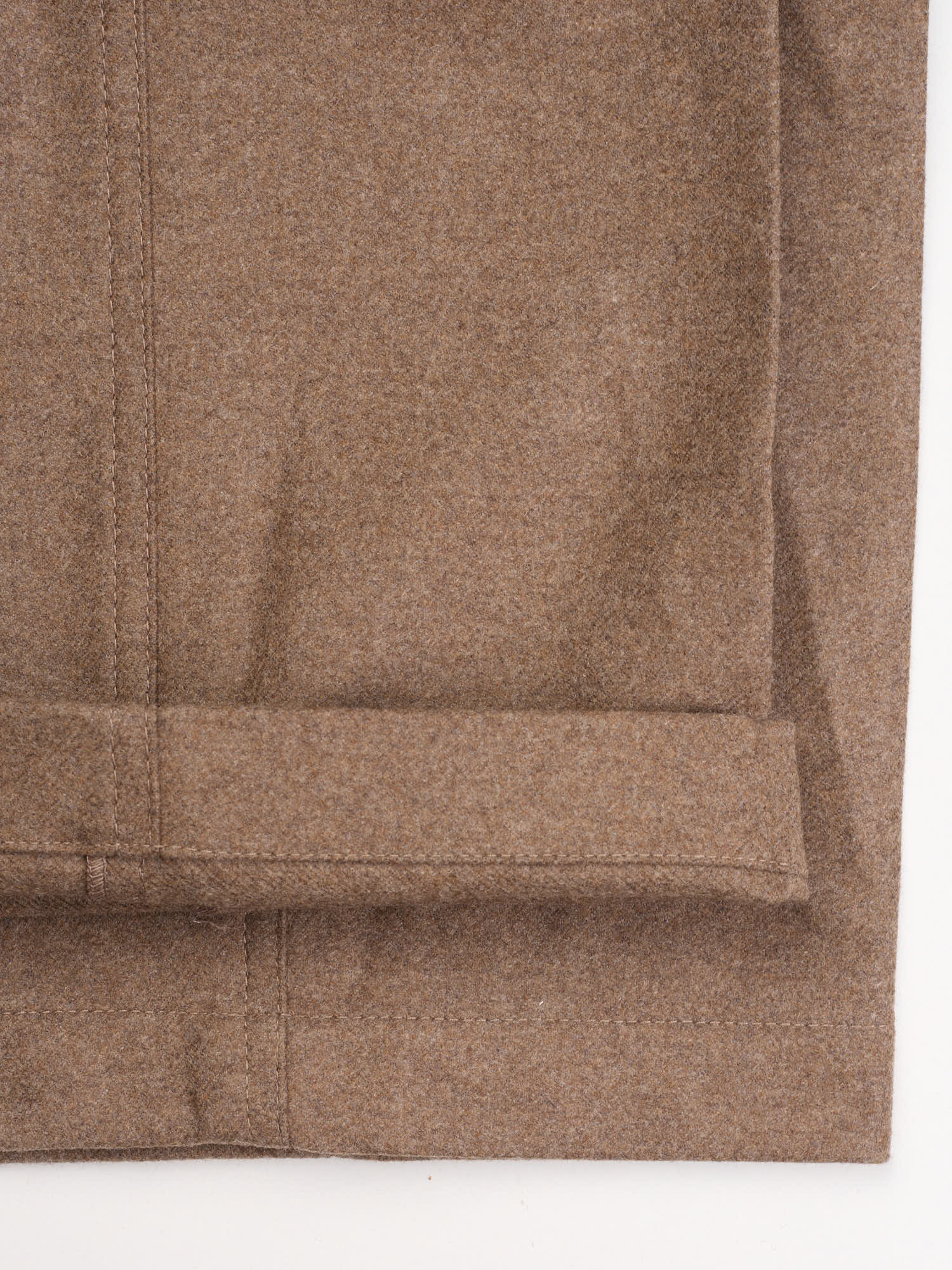 LORO PIANA Brown Virgin Wool-Cashmere Reinga Trousers