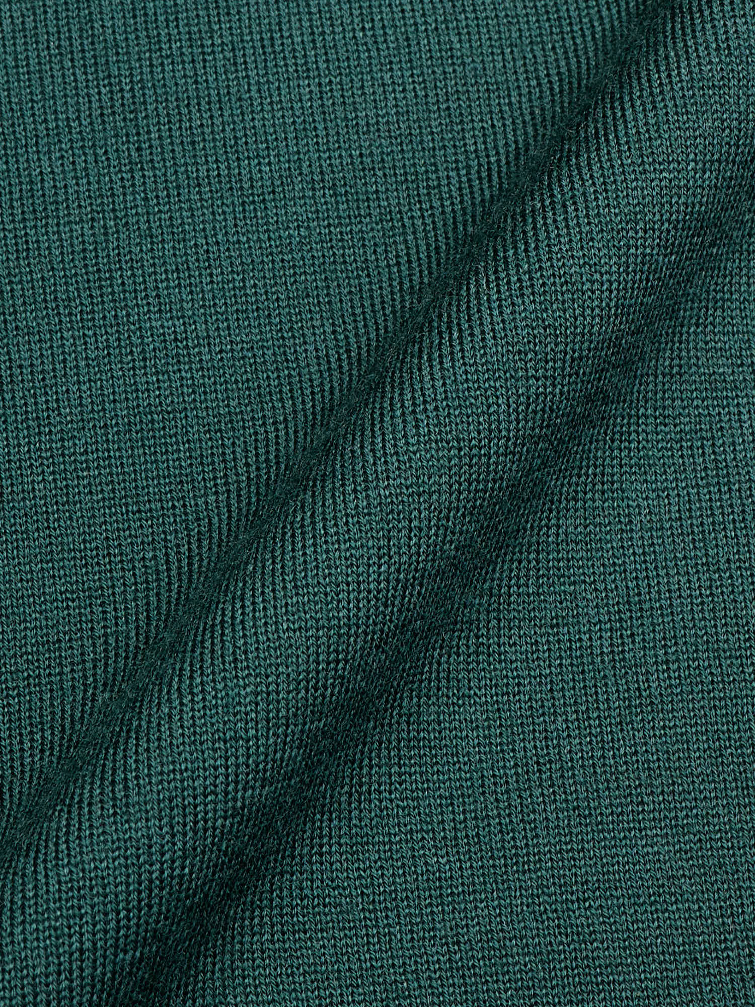 LORO PIANA Green Wish Wool Long Sleeve Knit Polo Shirt Sweater