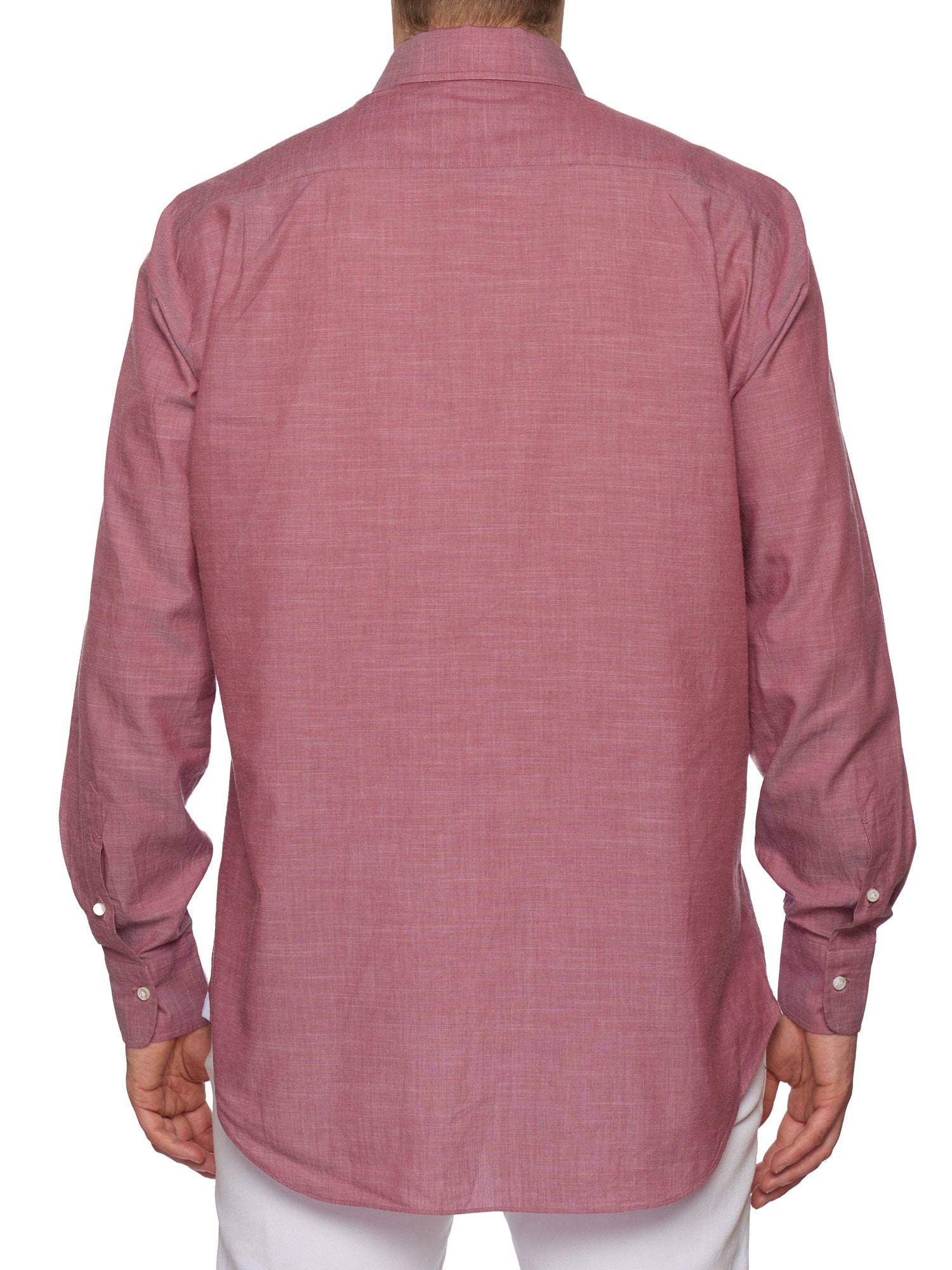 LORO PIANA "André Pad" Handmade Cotton-Cashmere Shirt NEW