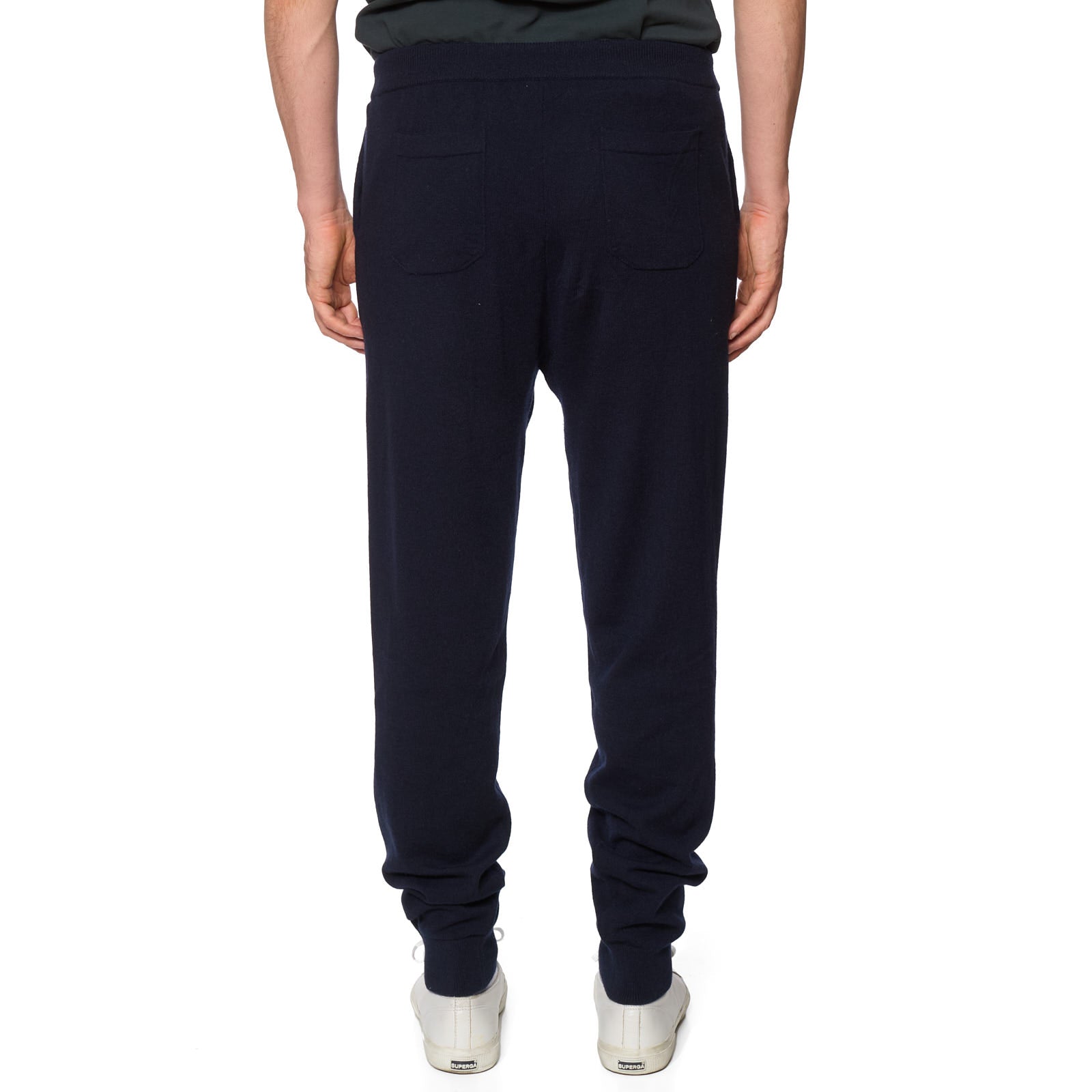 LUCA FALONI Midnight Blue Cashmere Sweatpants NEW US XL
